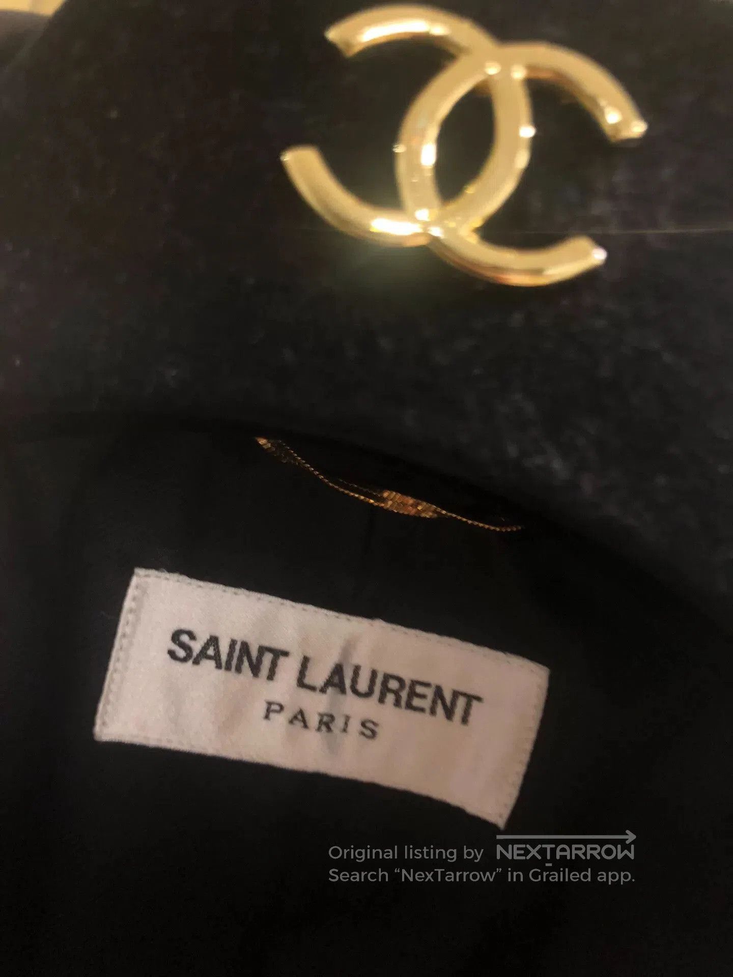 Saint Laurent Paris Saint Laurent Black Leather Blazer. Size M / US 6-8 / IT 42-44 - 7 Thumbnail
