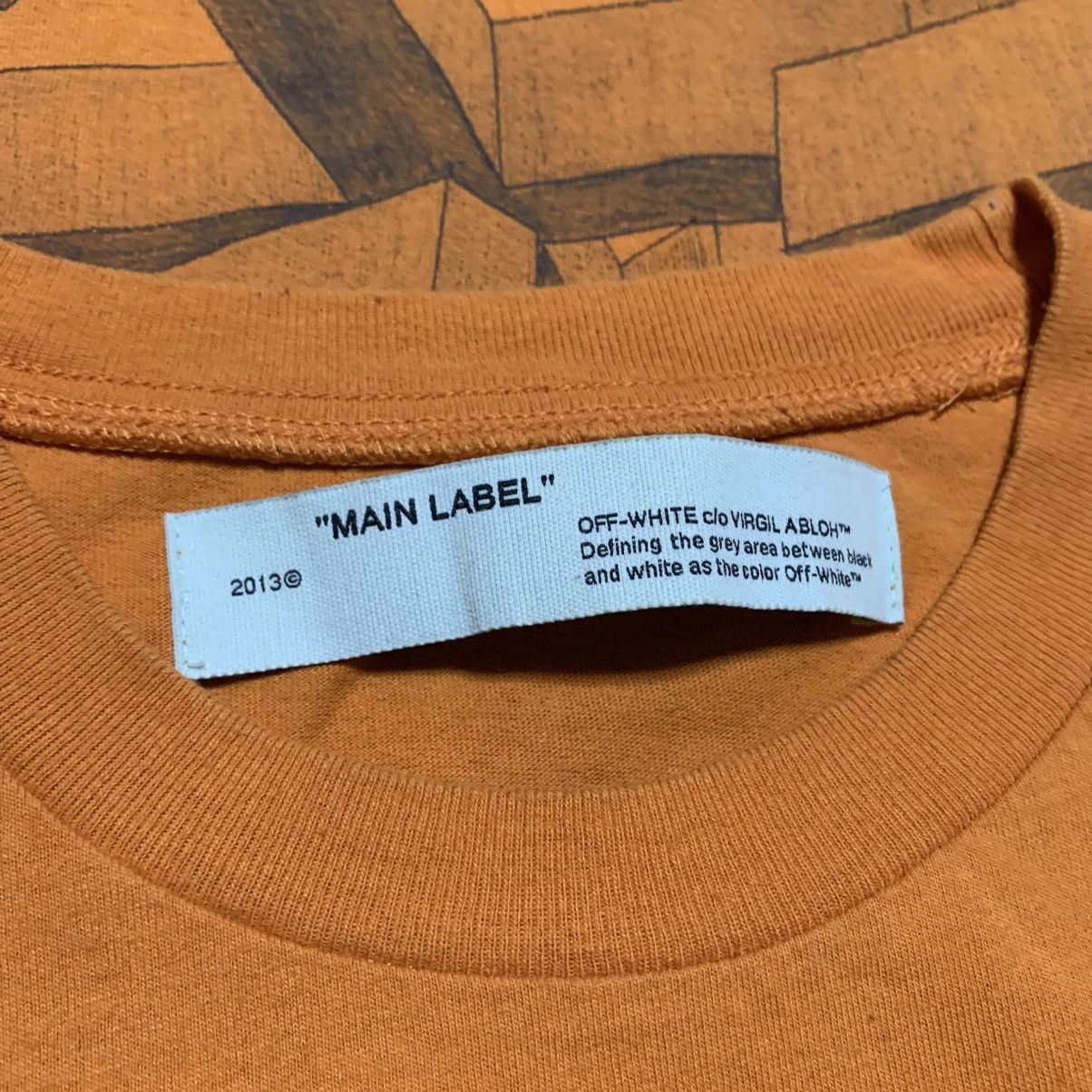 Off-White Off White Small Arrows Graphic Orange Tee Virgil Abloh Size US S / EU 44-46 / 1 - 4 Thumbnail