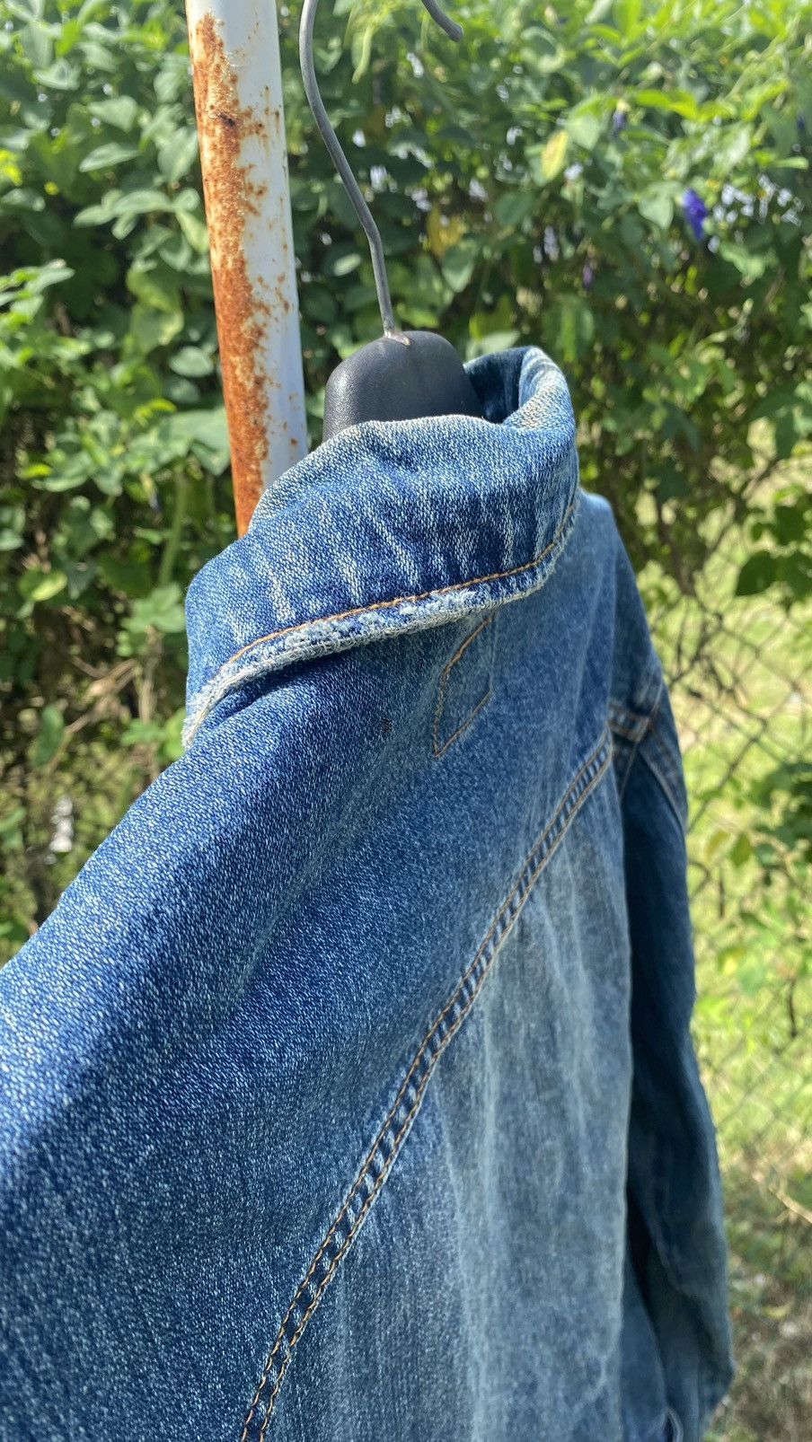 Japanese Brand × Vintage Vintage Nylaus Jeans Denim Jacket Size US XL / EU 56 / 4 - 15 Thumbnail