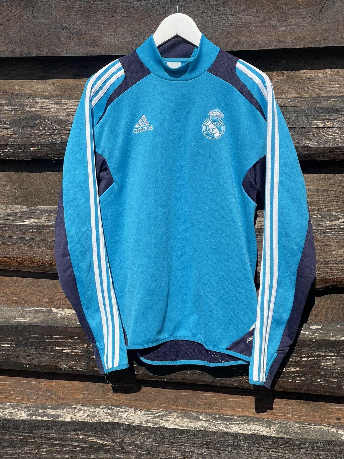 Adidas × Vintage 2012 Adidas Real Madrid blue Jersey Sweatshirt Size US S / EU 44-46 / 1 - 2 Thumbnail