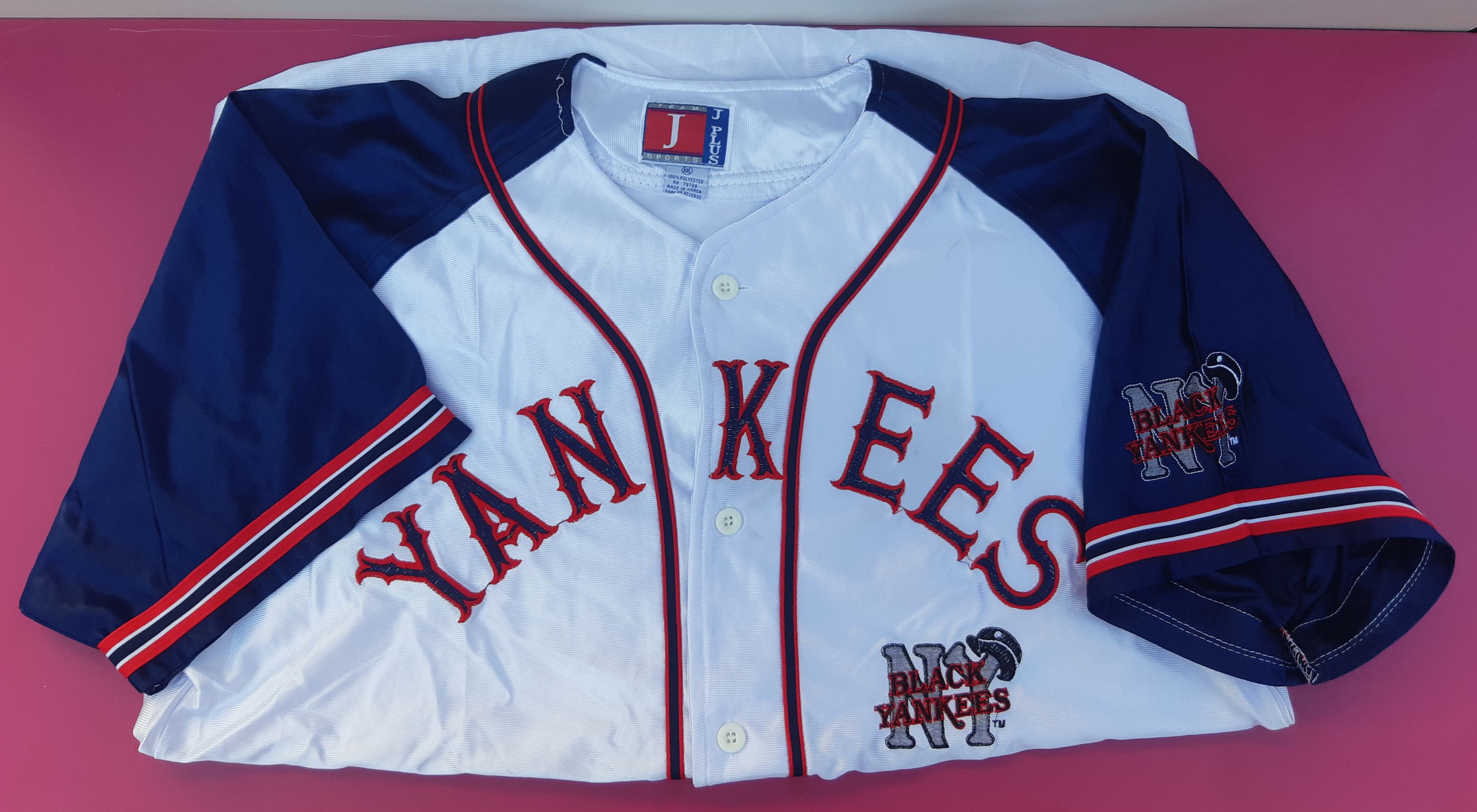 Other J PLUS Negro Leagues Baseball Museum NY BLACK YANKEES NOS Size US XXL / EU 58 / 5 - 6 Thumbnail