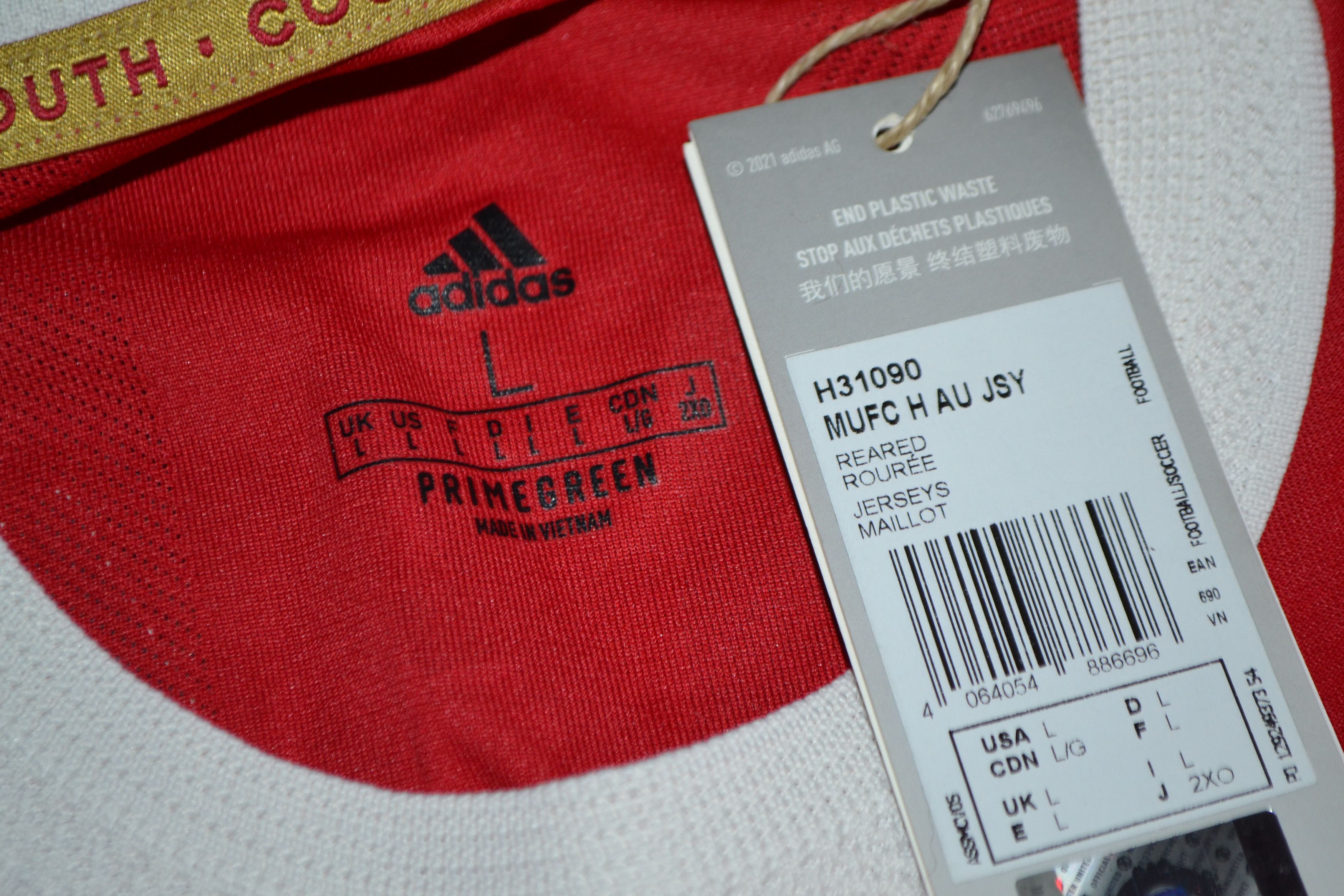 Adidas AUTHENTIC Ronaldo Manchester United Shirt 2021 2022 Jersey Size US L / EU 52-54 / 3 - 3 Thumbnail