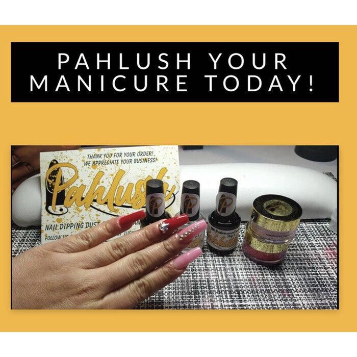 Other Pahlush Nail Dipping Glitter Shimmer Dust Complete Kit NEW! Grailed