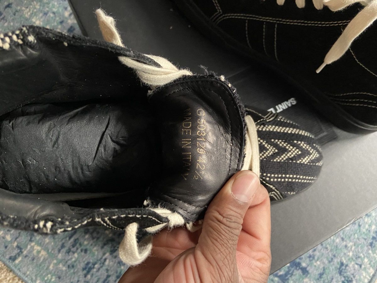 Yves Saint Laurent Joe mid top sneaker Size US 9.5 / EU 42-43 - 8 Thumbnail