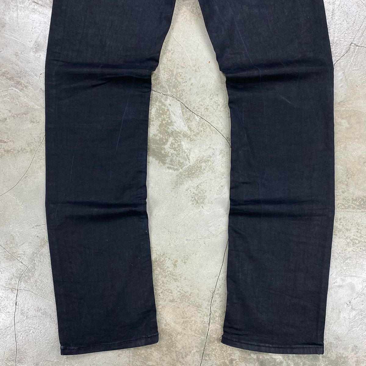 Acne Studios ROC Force Black Slim Straight Denim Jeans Size US 31 - 11 Thumbnail