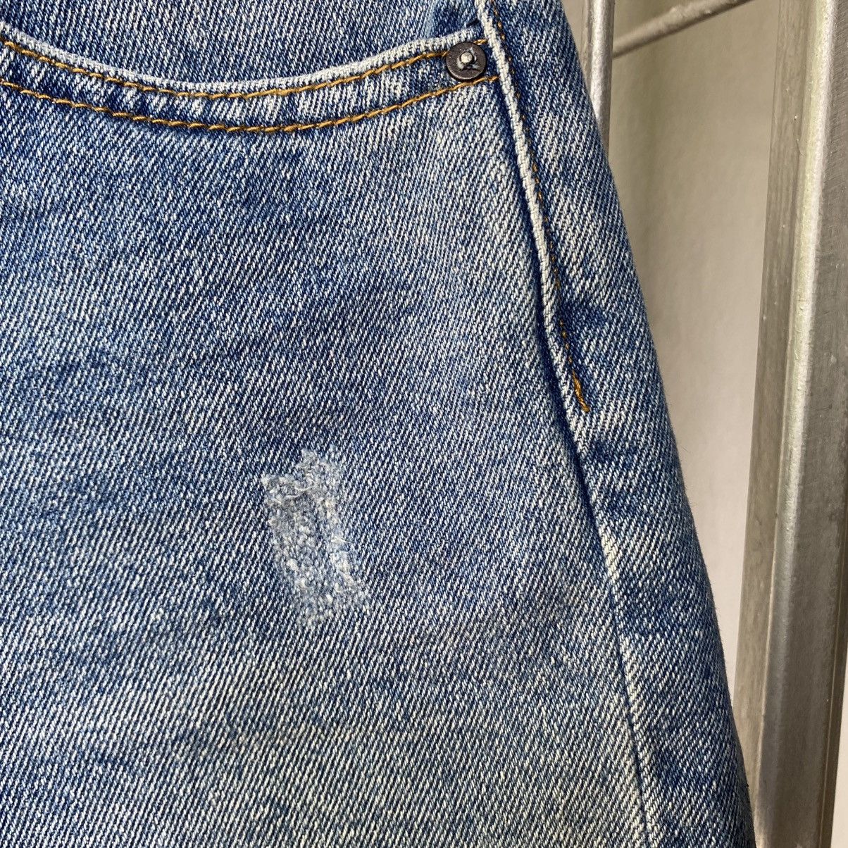 Alexander Wang ALEXANDER WANG High-Waisted Jean Shorts Size 29" - 7 Thumbnail