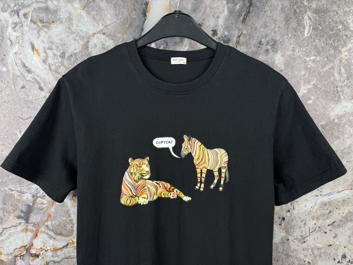 Paul Smith Paul Smith Men’s Graphic T-Shirt Copycat Tiger Zebra Print Size US XL / EU 56 / 4 - 3 Thumbnail