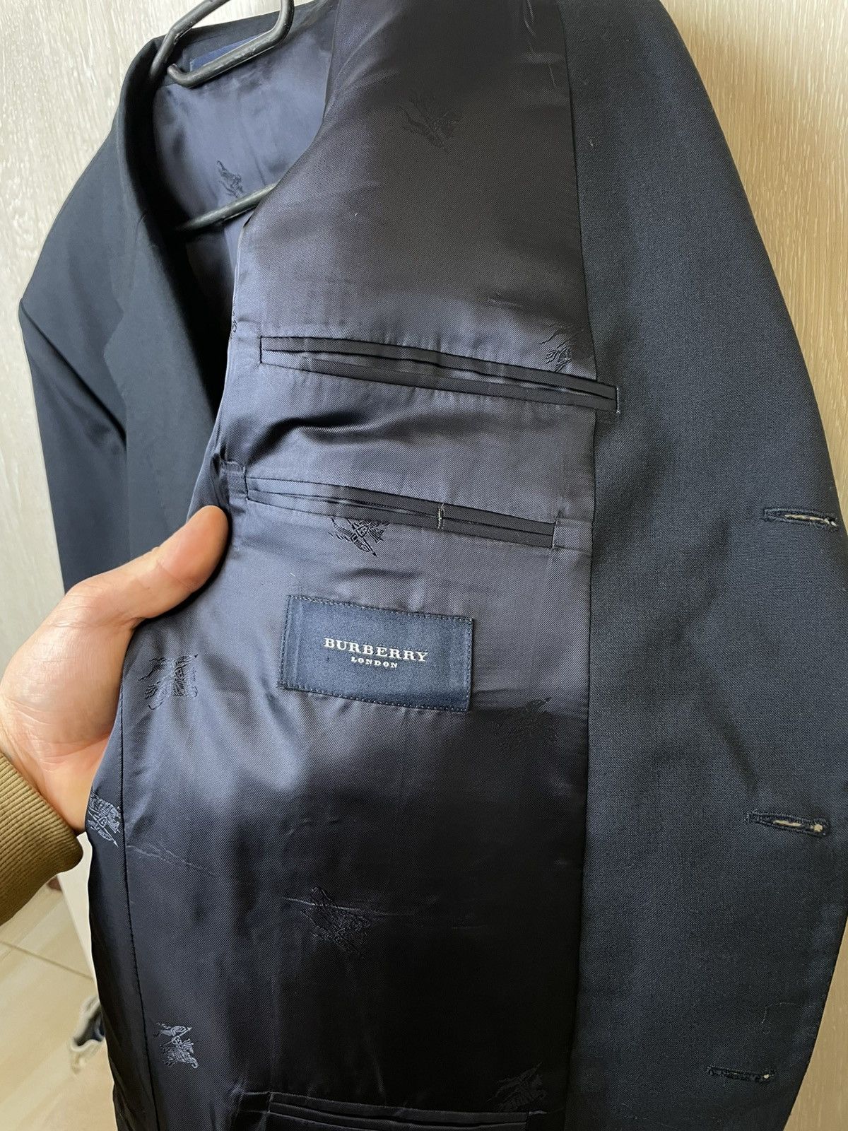 Burberry Men's Blazer Jacket Burberry's Vintage Size 27 Size 38S - 15 Thumbnail