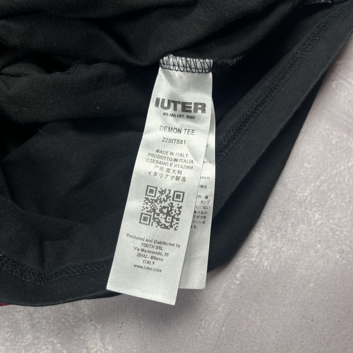 Iuter Iuter Demon Tee Hi How Are You Blood Big Logo T-Shirt Black Size US S / EU 44-46 / 1 - 6 Thumbnail