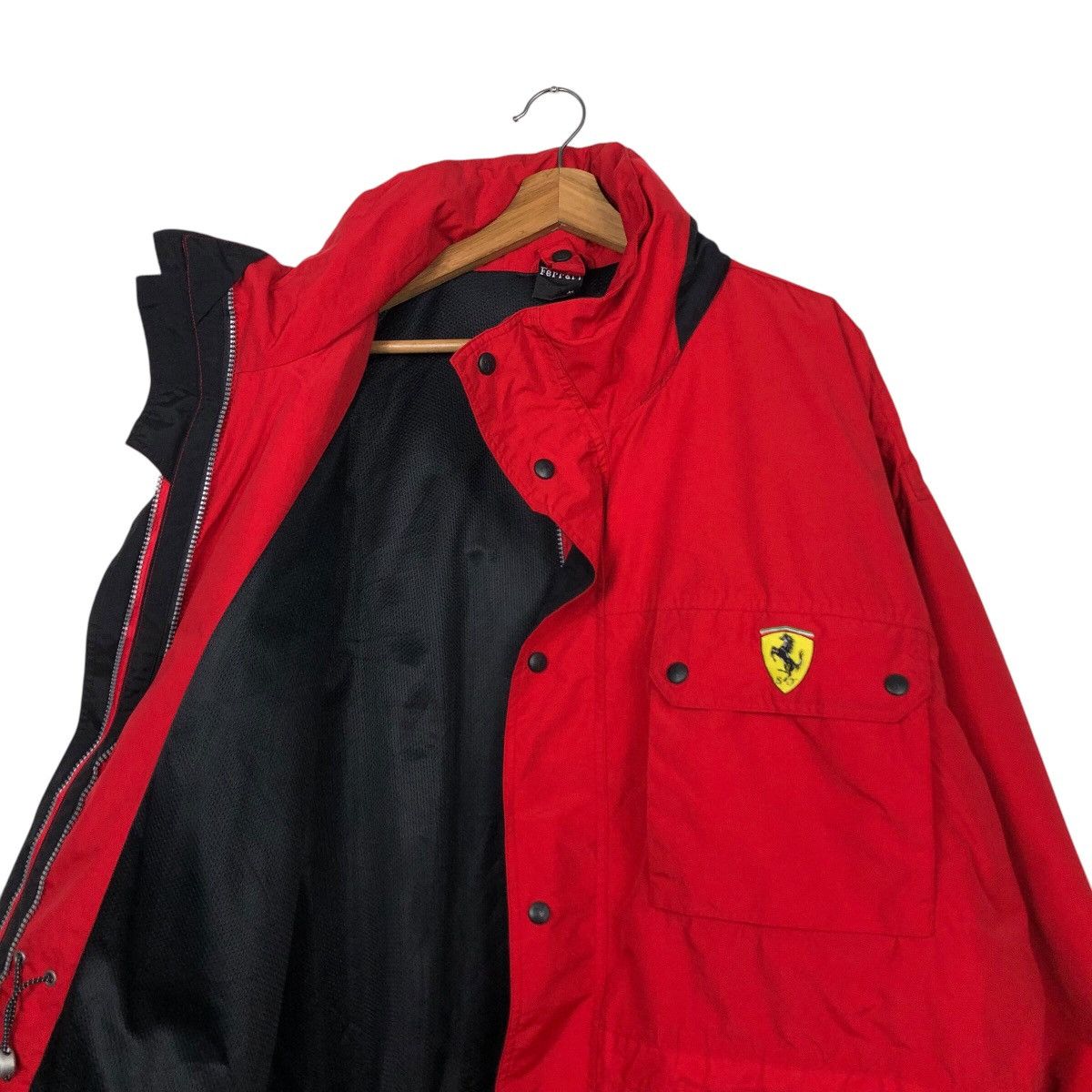 Japanese Brand 📌Vintage Zipper Jacket Racing Ferrari New With Tag Size US XL / EU 56 / 4 - 13 Thumbnail