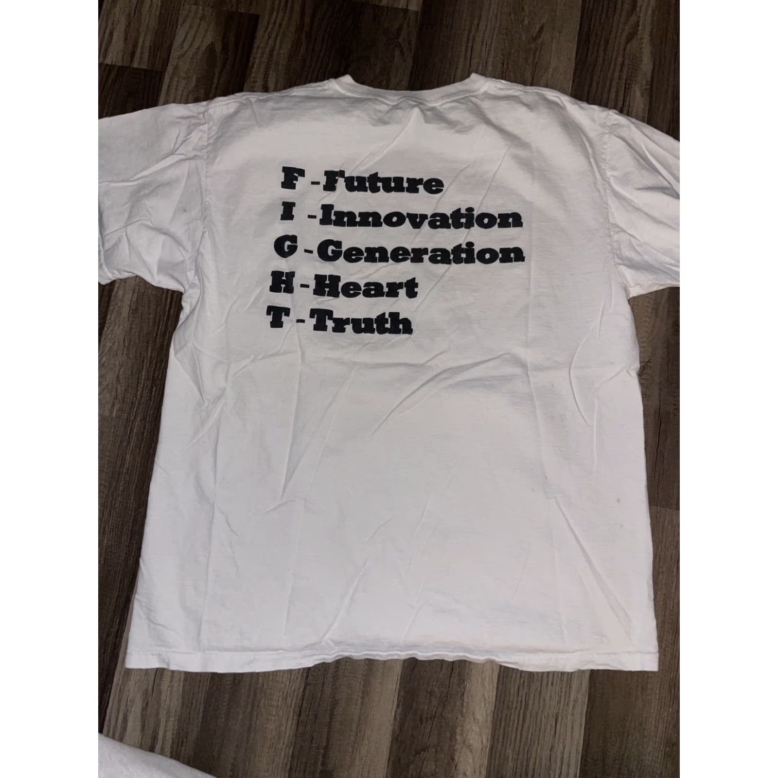 Jerzees VINTAGE Fight Against Bullying T-Shirt White L Mens Jerzees Bill 21x26 - Size US L / EU 52-54 / 3 - 5 Thumbnail