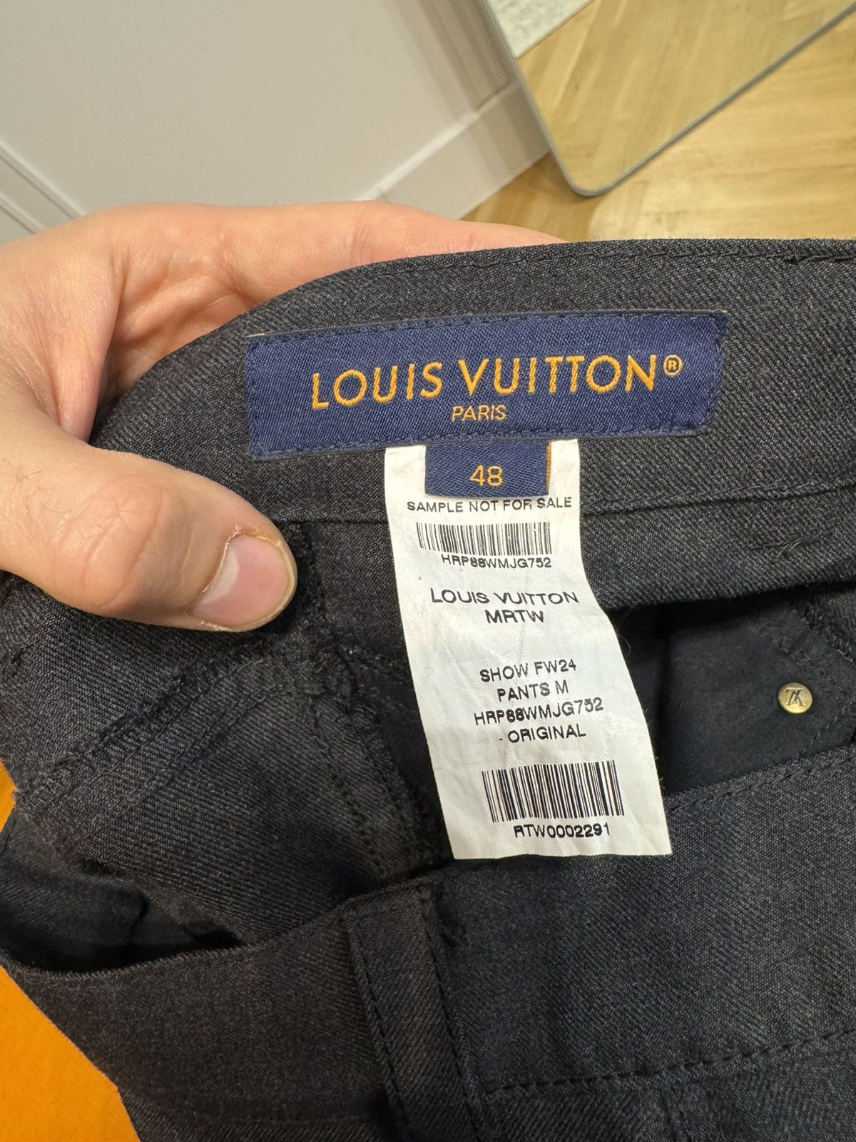 Louis Vuitton Louis Vuitton Double Knee Sample Pant Carpenten Luxury Rare Size US 31 - 10 Thumbnail