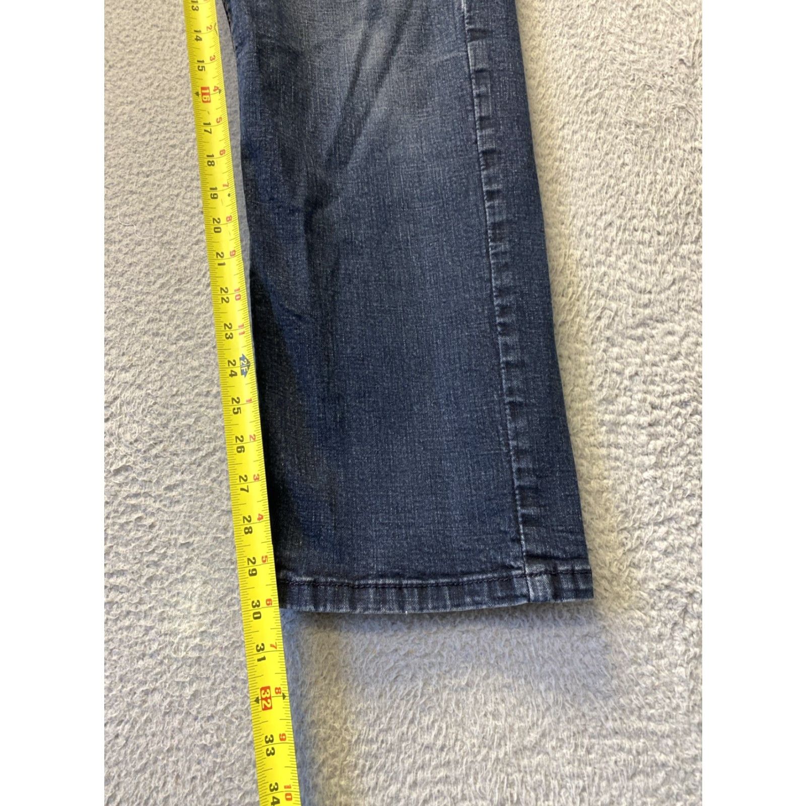 Vintage Urbanstar Jeans Mens 36X30 Straight 5-Pocket Denim Dark Blue Stretch Zip Closure Regular Fit Cotton Jeans Star Theme Mens Size US 36 / EU 52 - 7 Thumbnail