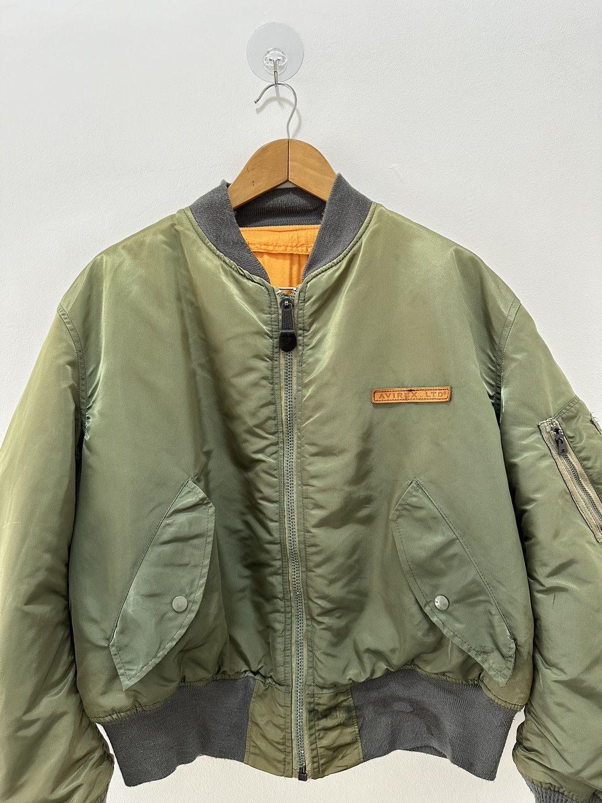 Vintage 90's Avirex MA-1 Flight Jacket Design