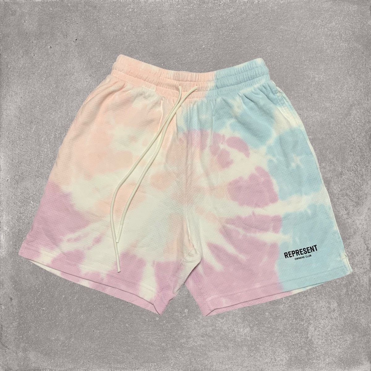Represent Clo. Represent Small Owners Club Mesh Shorts Tie Dye White Size US 30 / EU 46 - 1 Thumbnail