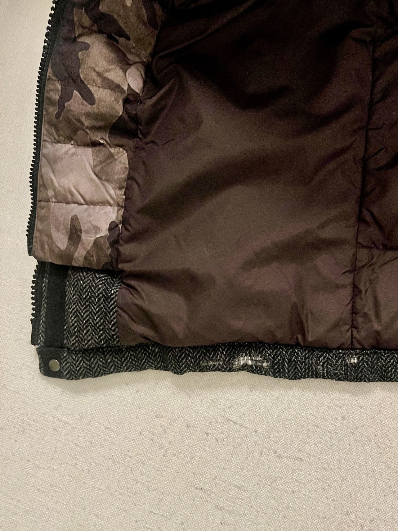Moncler Guyenne Herringbone Wool Jacket