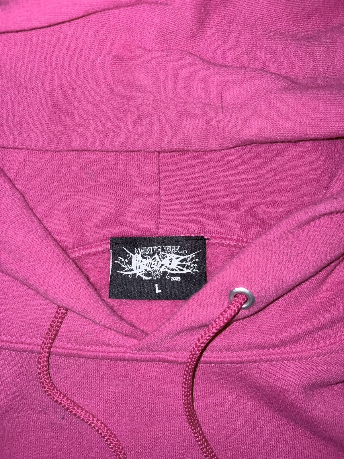 Drain Gang ACI DRAIN PINK MARTYR HOODIE Size US L / EU 52-54 / 3 - 4 Thumbnail