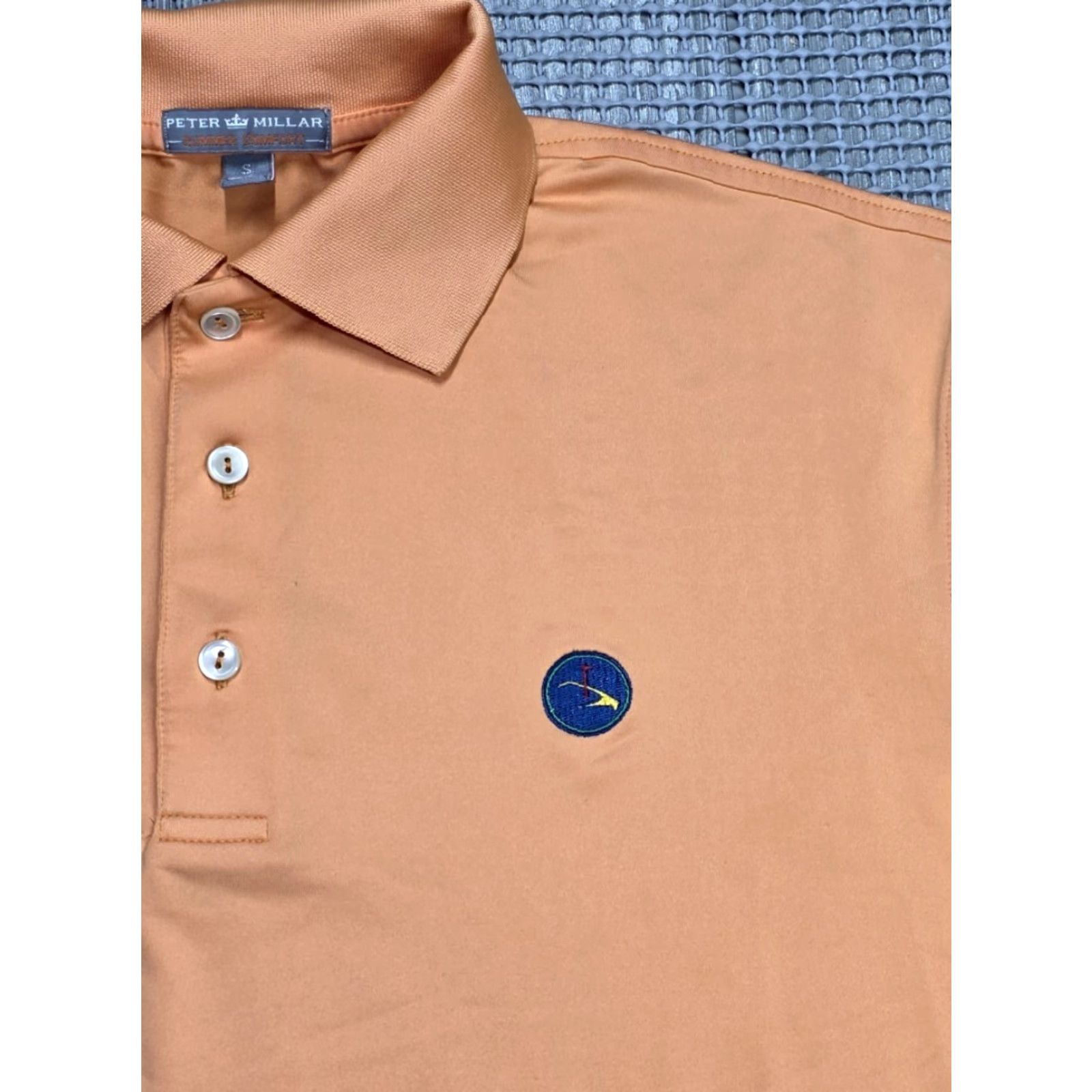 Peter Millar Peter Millar Summer Comfort Polo Eagle Point Orange Short Sleeve Polo Shirt Mens Size US M / EU 48-50 / 2 - 3 Thumbnail