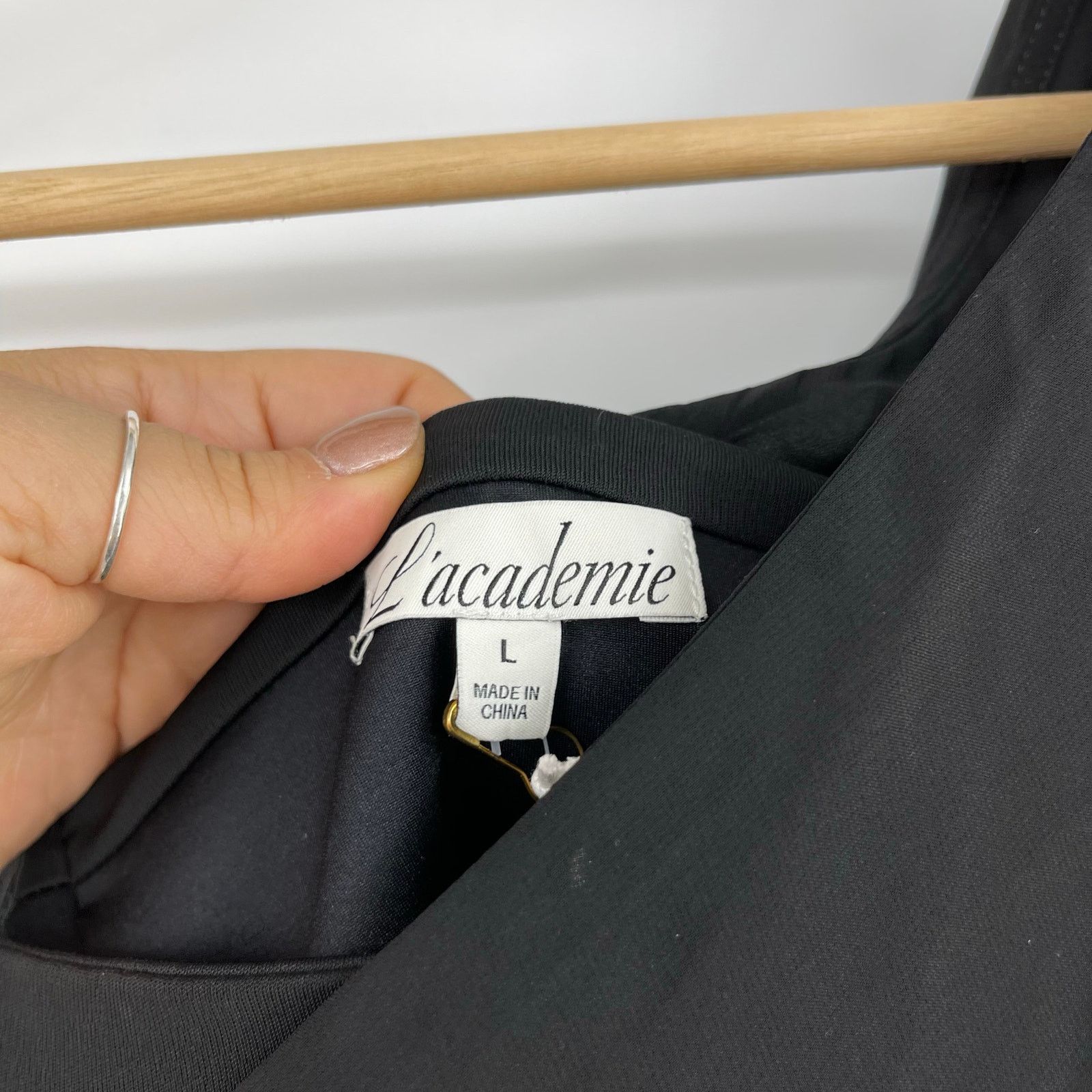 REVOLVE L'Academie by Marianna | NWT Morgane Gown in Black L Size L / US 10 / IT 46 - 4 Thumbnail