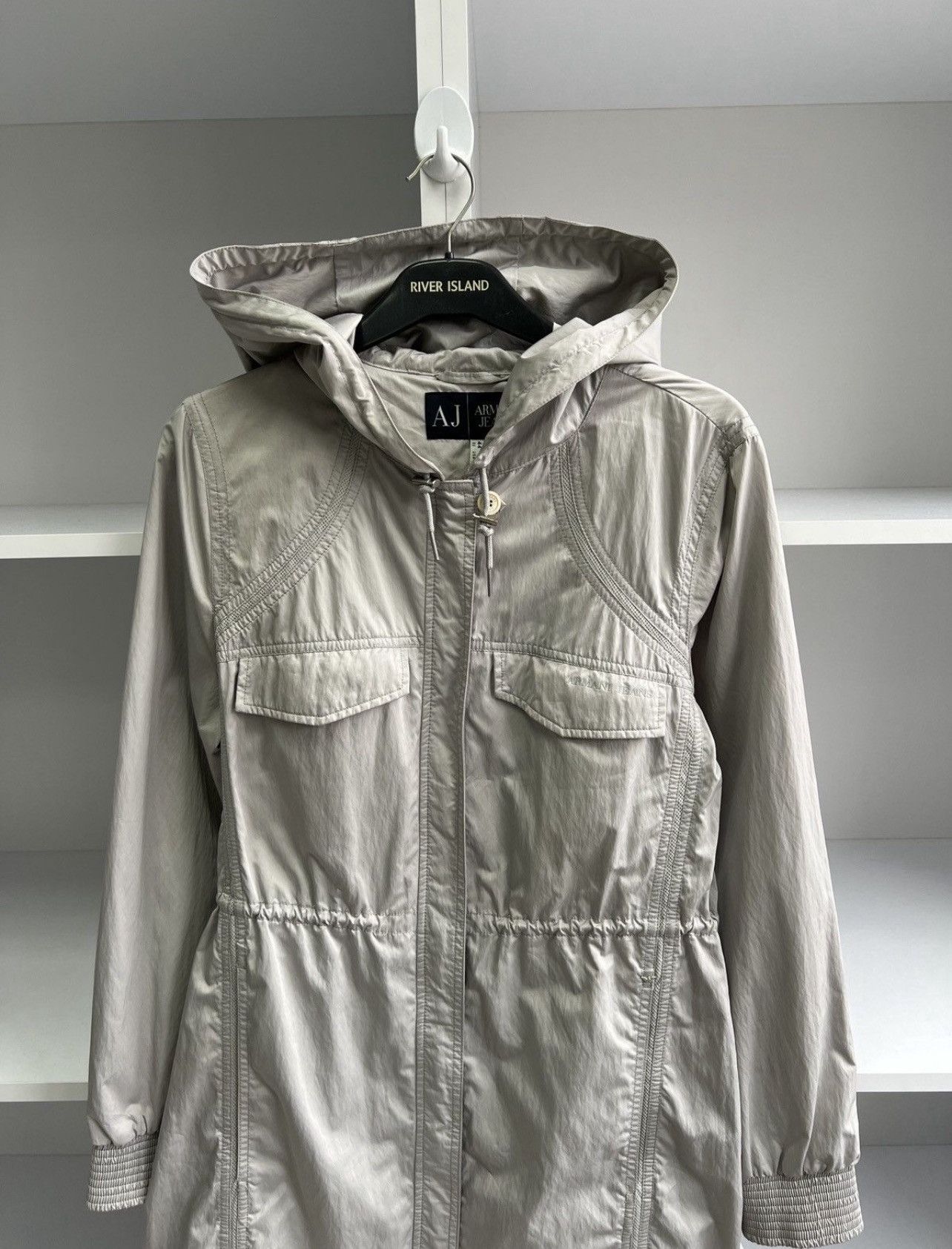 Armani Vintage Armani Jeans Women’s Luxury Coat Jacket Size M / US 6-8 / IT 42-44 - 3 Thumbnail