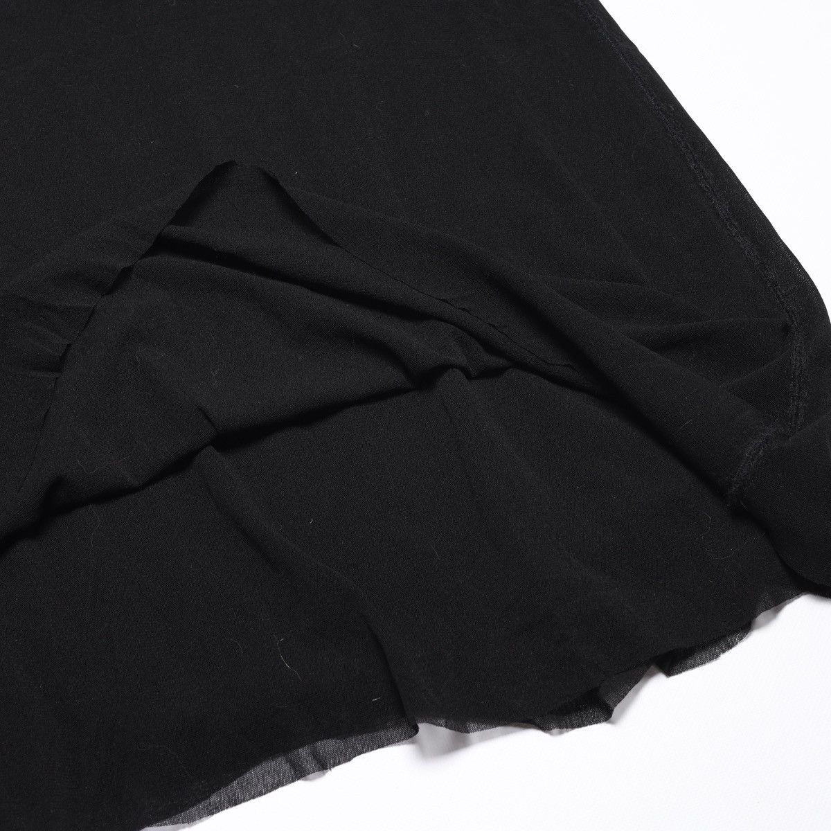 Jean Paul Gaultier Jean Paul Gaultier Vintage Mesh Maxi Long Skirt Black Size 27" / US 4 / IT 40 - 20 Thumbnail