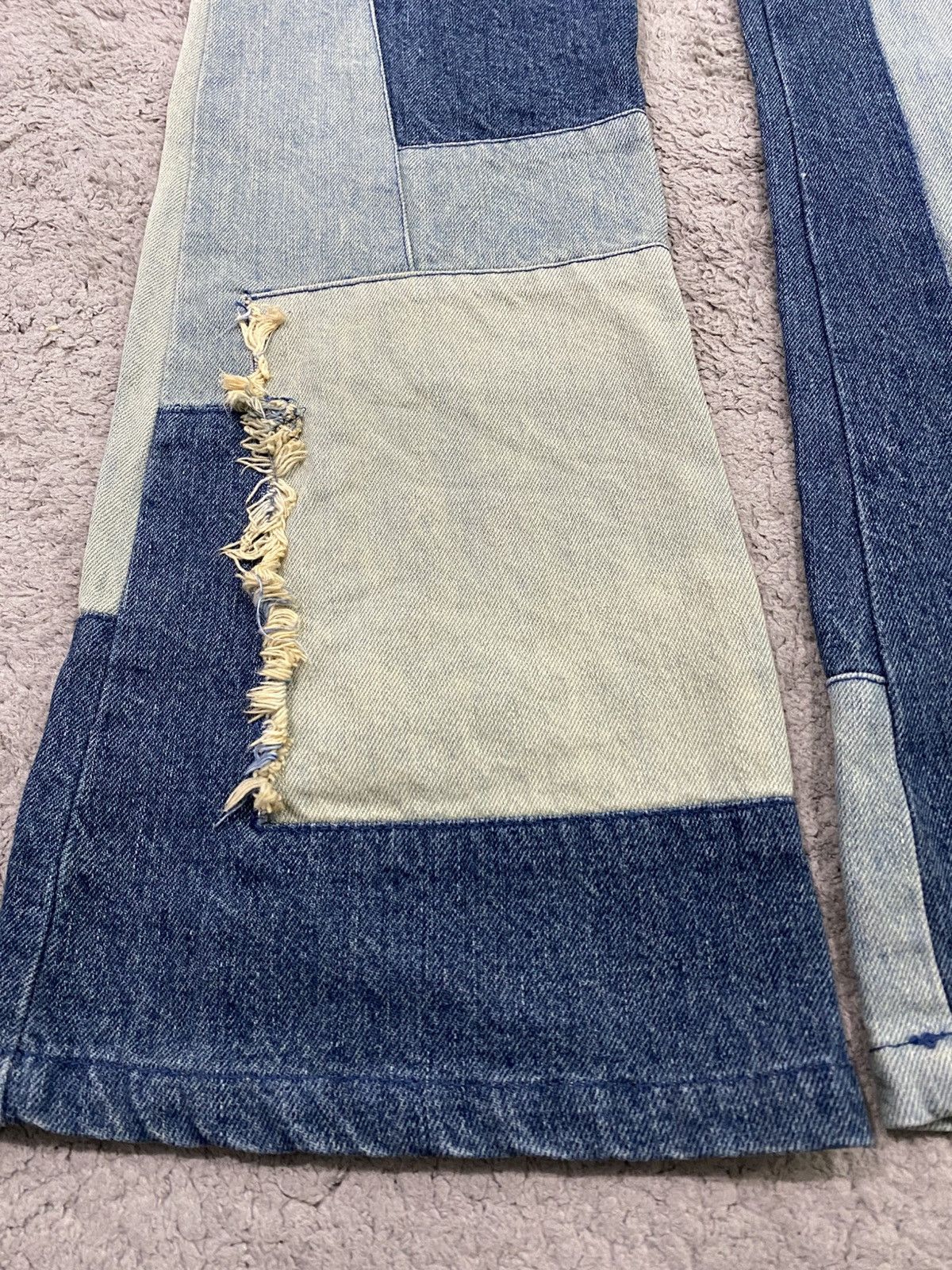 Kapital The Hipsite Patcwork Distressed Flare Denim Kapital Hysteric Size US 28 / EU 44 - 7 Thumbnail