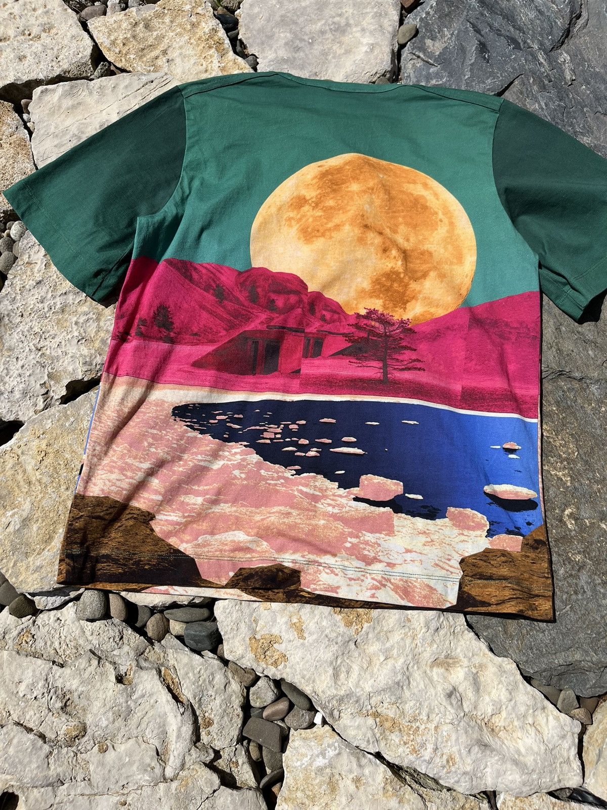 H&M H&M Studio S/S 2020 abstract colorful moon lake rock tee y2k Size US S / EU 44-46 / 1 - 15 Thumbnail