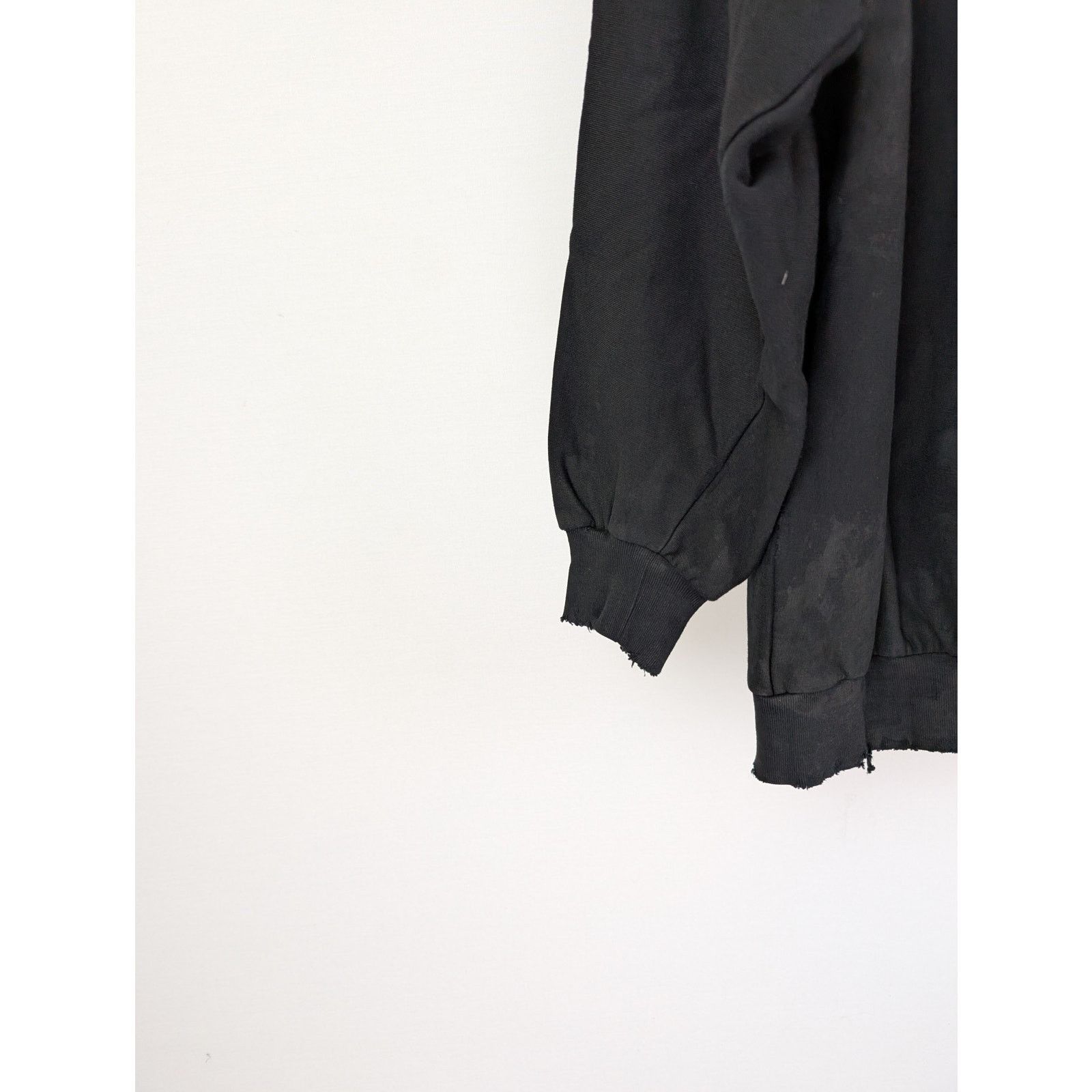 Balenciaga o1rshd1 Gaffer Med Moll Small Fit Zip up Hoodie Black Size US S / EU 44-46 / 1 - 11 Thumbnail