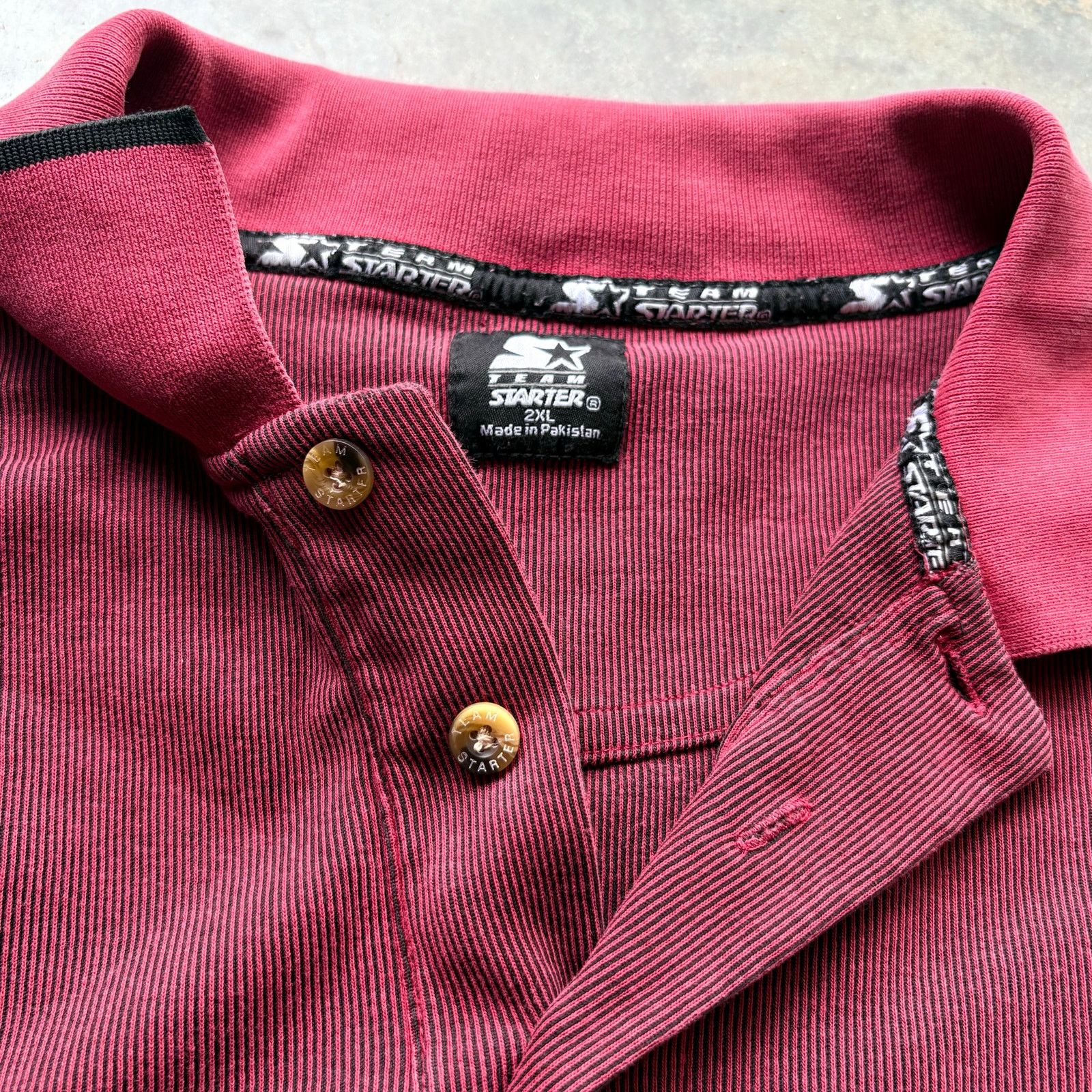 Starter Vintage 90s Alabama Crimson Tide Starter Polo Size US XXL / EU 58 / 5 - 3 Thumbnail