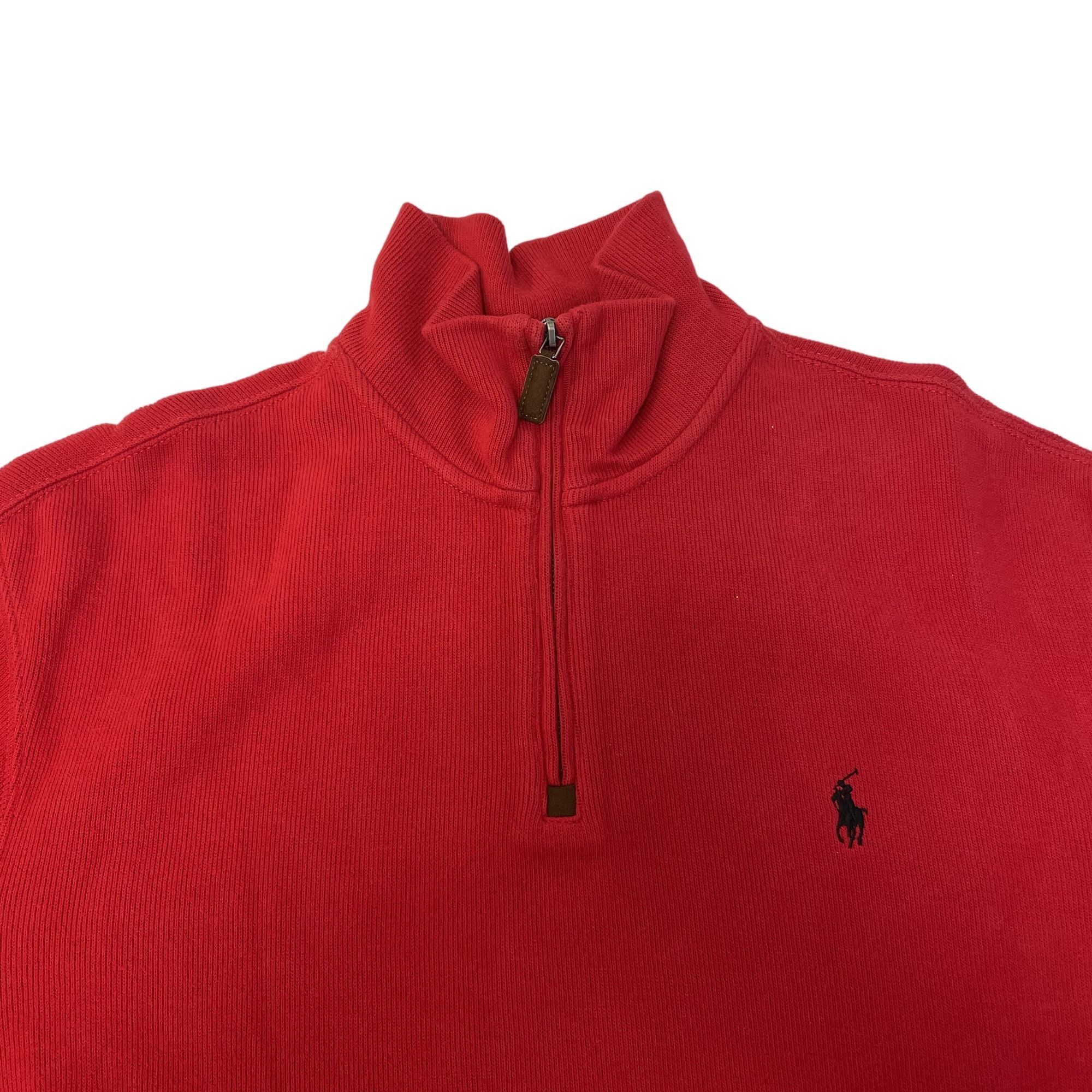 Ralph Lauren Vtg Y2K 00s Ralph Lauren KNIT POLO Logo Pony Henley Pullover Size US L / EU 52-54 / 3 - 4 Thumbnail