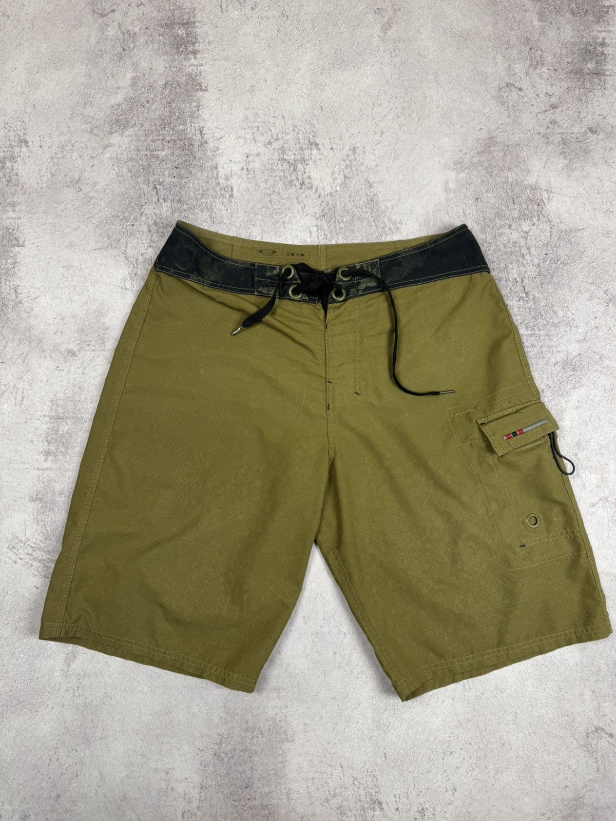 Oakley Vintage Oakley Shorts Big Logo Swimwear Surfing Style Y2K Size US 34 / EU 50 - 2 Thumbnail