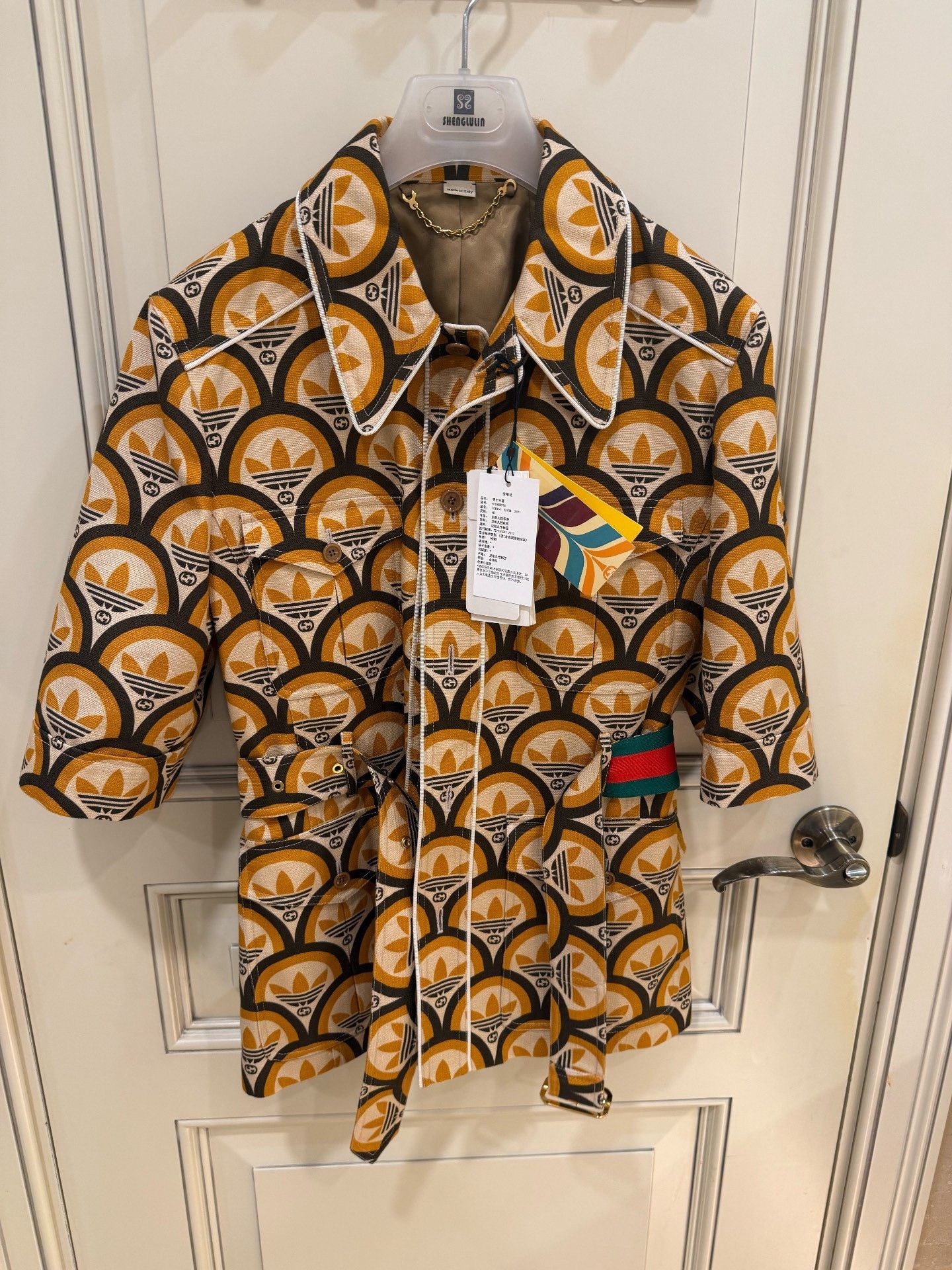 Gucci Gucci x Adidas Canvas Print Jacket Size US M / EU 48-50 / 2 - 2 Thumbnail