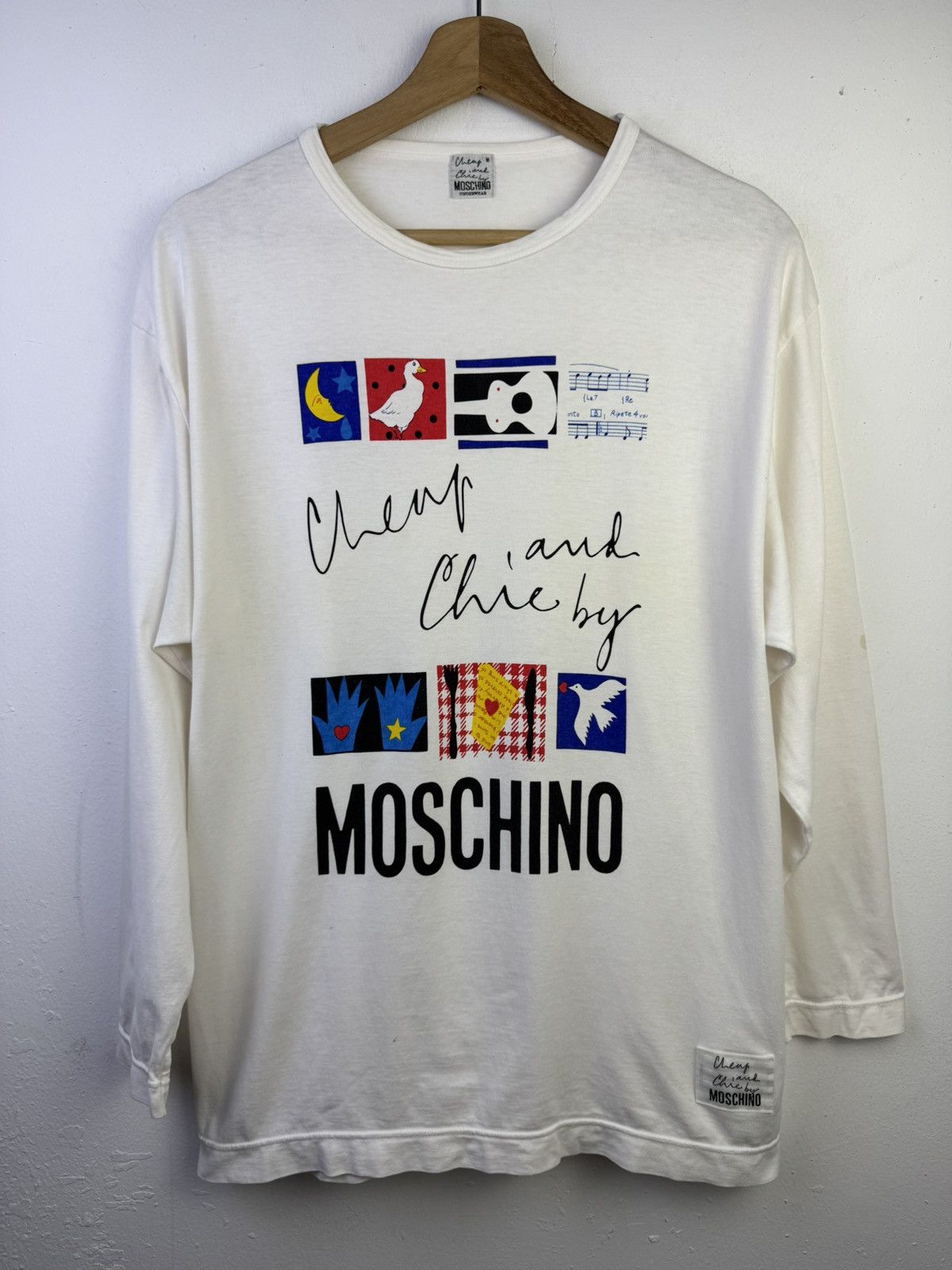 vintage Moschino Cheap and Chic long-sleeved t-shirt