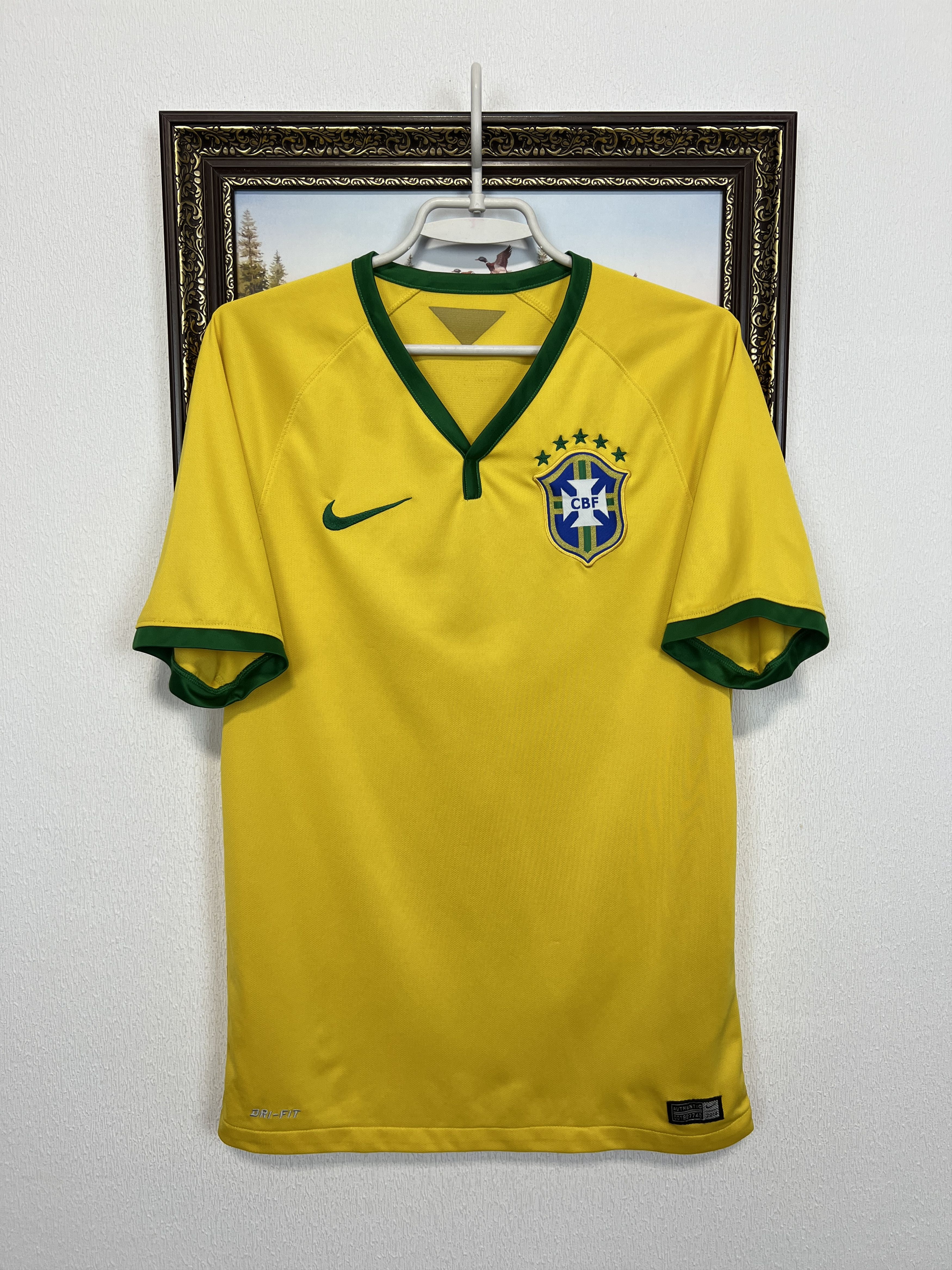 Nike Brazil Home football shirt Soccer Jersey Trikot National Size US S / EU 44-46 / 1 - 1 Thumbnail