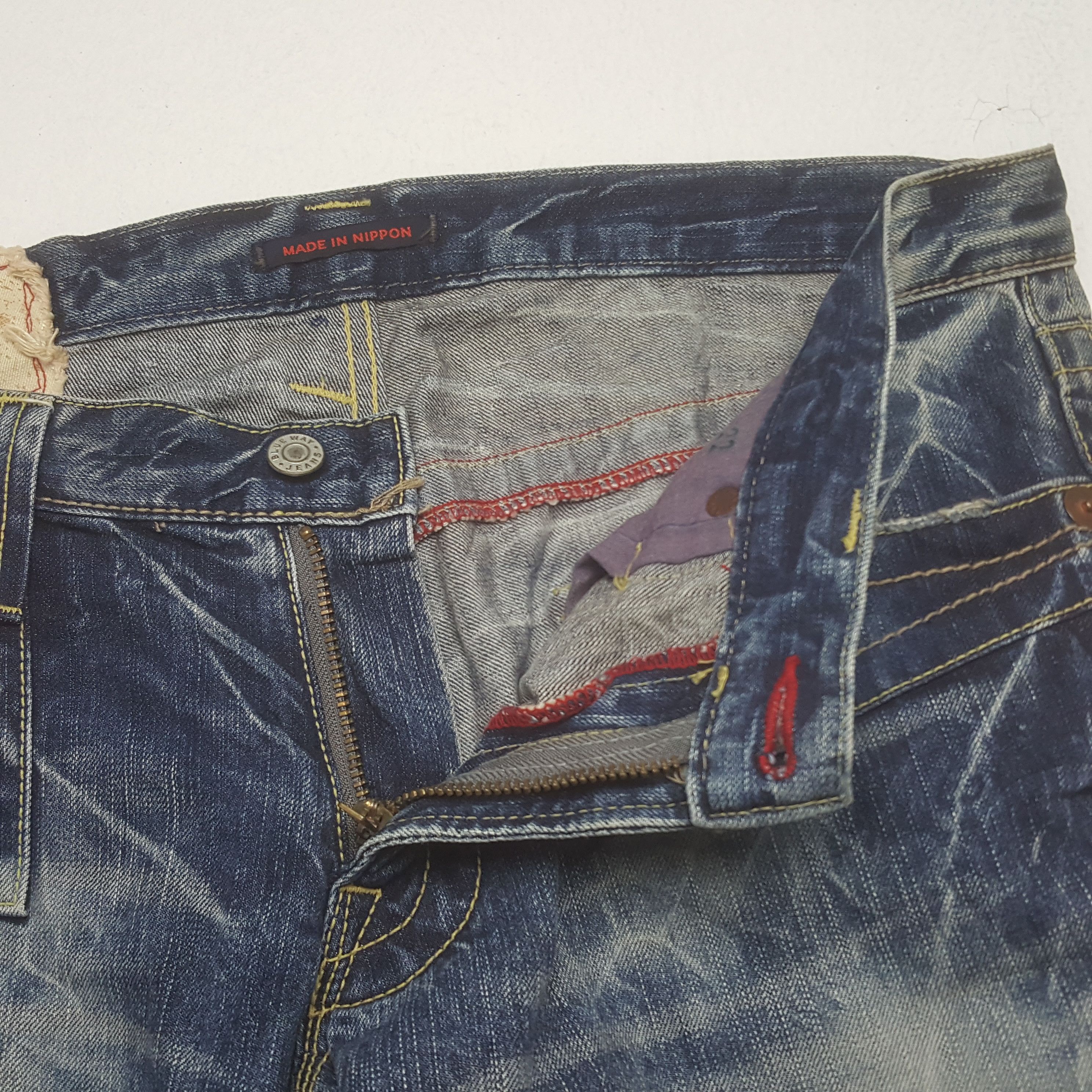Japanese Brand × Vintage Vintage BW Jeans Nippon Japanese Denim Jeans Size US 36 / EU 52 - 7 Thumbnail