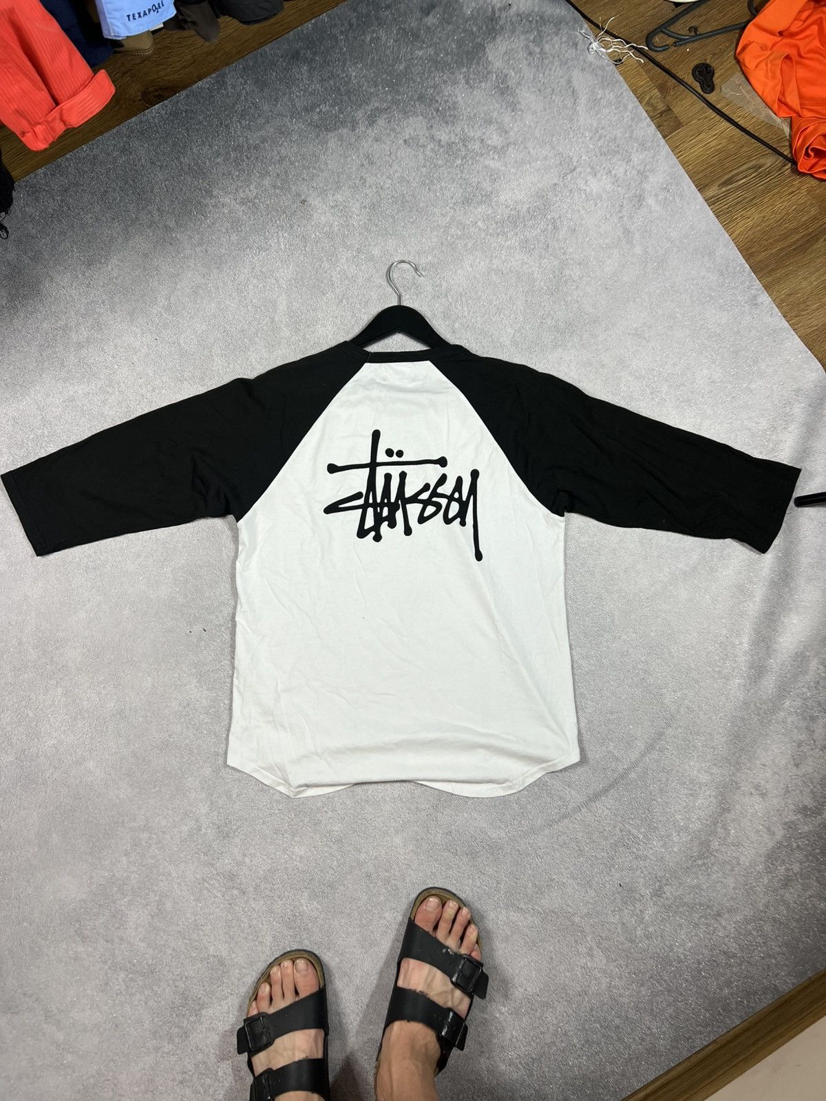Stussy 🖤VINTAGE CRAZY STUSSY CHIEF KIEF STYLE Y2K LONGSLEEVE JACKET Size US L / EU 52-54 / 3 - 8 Thumbnail
