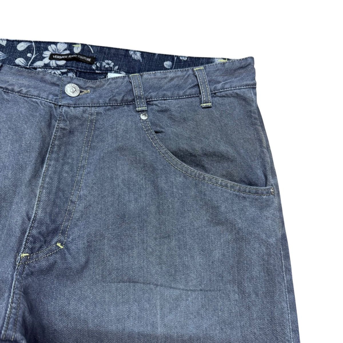 Versace Jeans Couture Versace Embroidery Denim Baggy Jeans Size US 36 / EU 52 - 5 Thumbnail