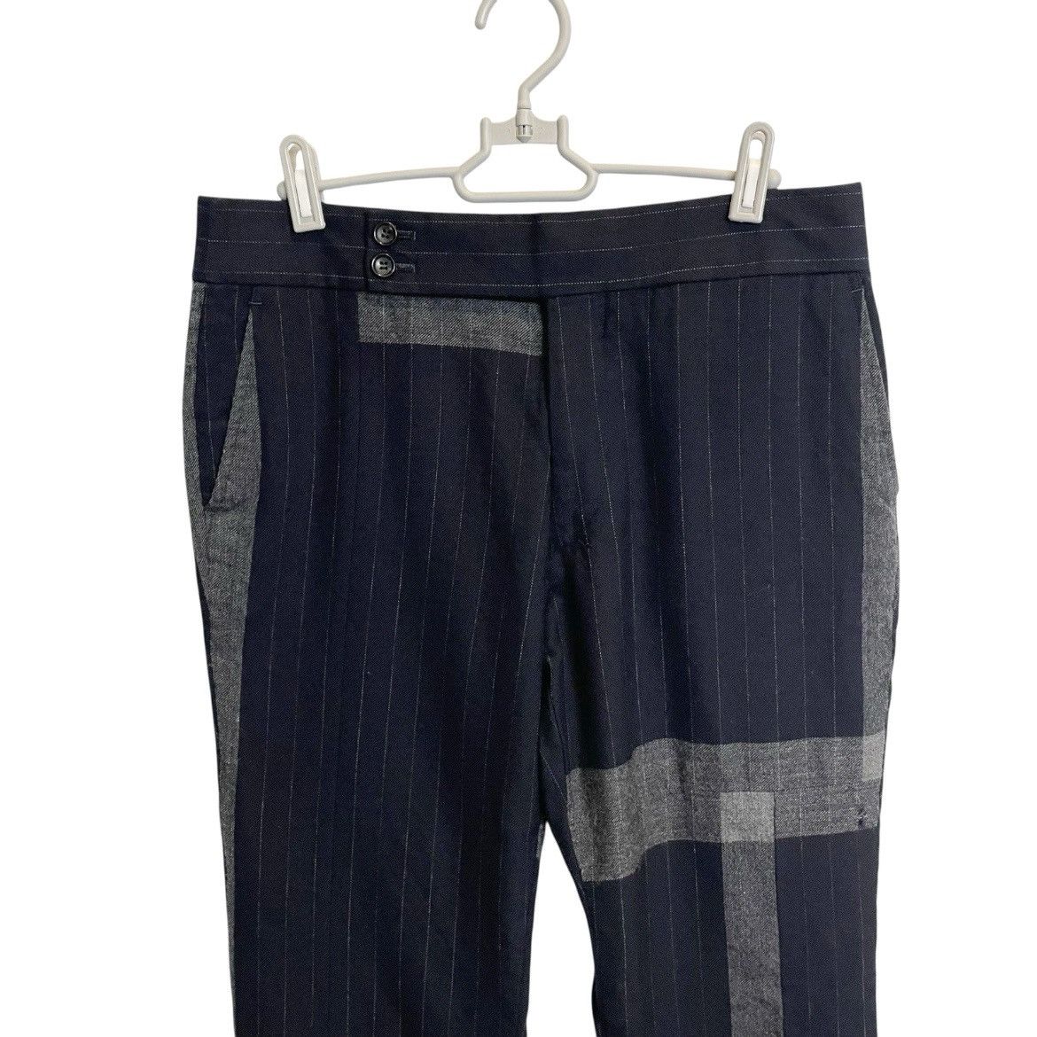 Comme des Garcons Comme des Garçons 2003 Wool Patchwork Trousers EK-P019 Japan Size 31" - 3 Thumbnail