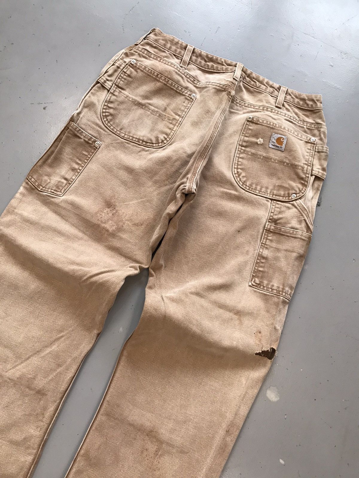 Carhartt × Vintage Vintage Carhartt WB136 BRN double knee denim Size US 32 / EU 48 - 11 Thumbnail