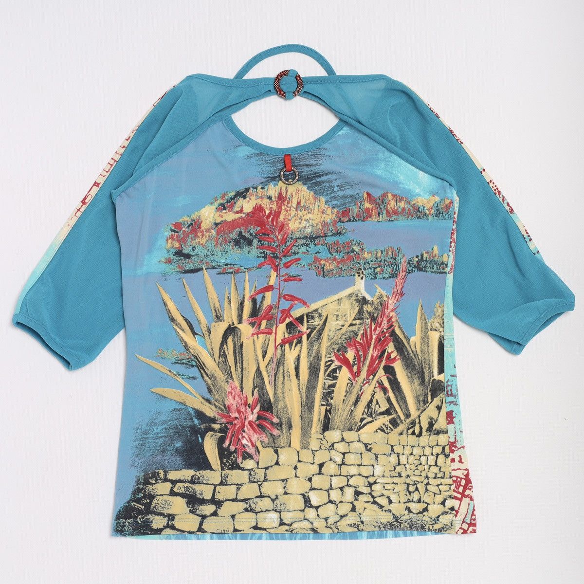 Other Save The Queen Mesh/Polyamide Printed Top Avantgarde Size S / US 4 / IT 40 - 9 Thumbnail