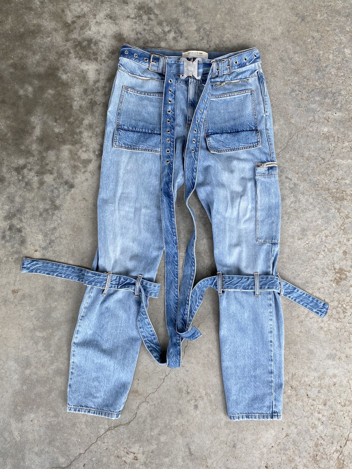 1017 ALYX 9SM 1017 ALYX 9SM Punk Bondage Denim | Grailed