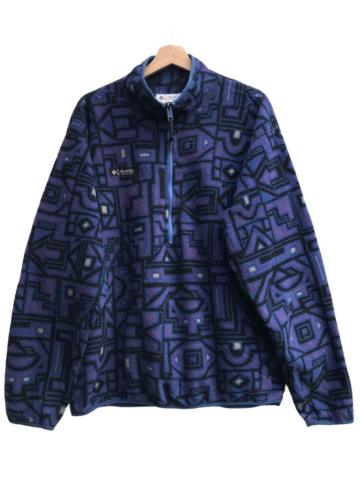 Columbia Vintage Columbia Native Navajo Aztec Half Zip Fleece Size US M / EU 48-50 / 2 - 1 Thumbnail