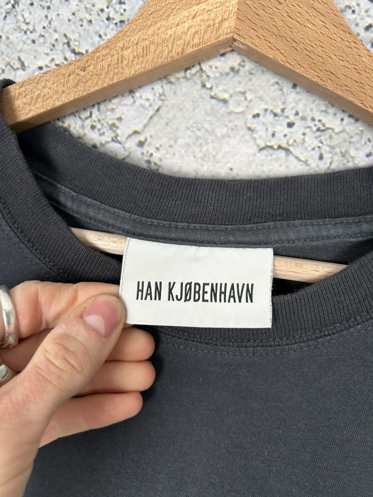 Han Kjobenhavn Denmark Designer Tee Embroidered Logo Hype