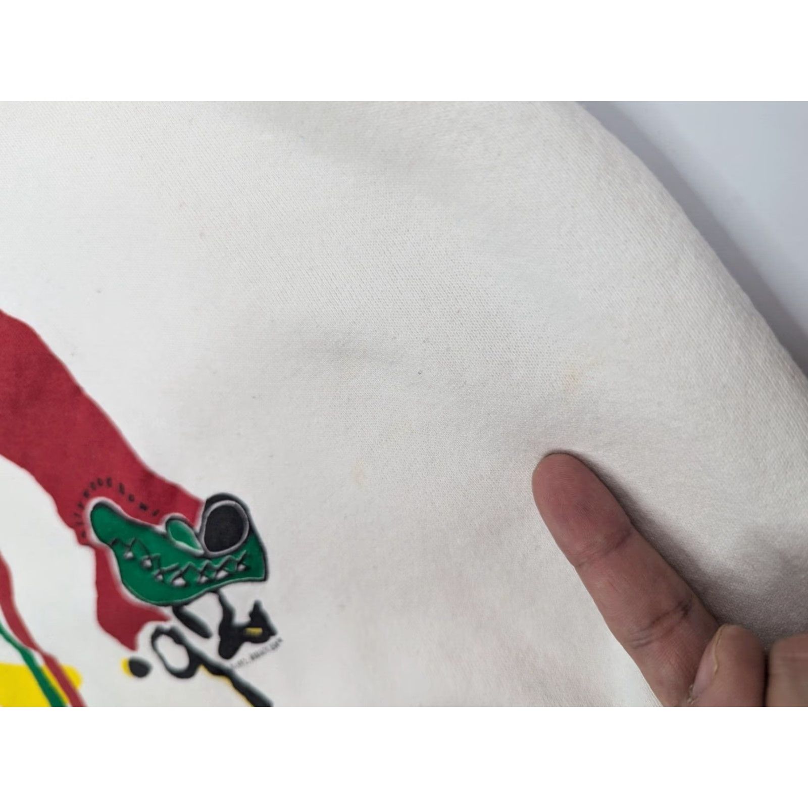 Fruit Of The Loom VINTAGE Mariachi Sweatshirt Fruit of the Loom USA Unisex Adults XL White Crew Neck Cotton Blend Graphic Sweatshirt All Seasons Mexico 1992 Size US XL / EU 56 / 4 - 4 Thumbnail