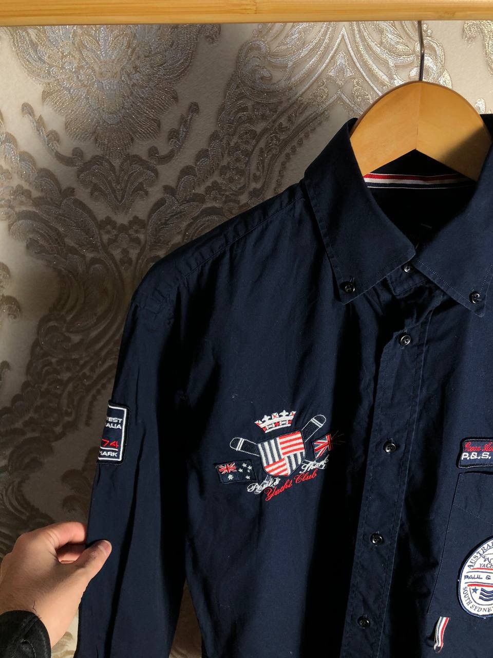 Paul & Shark × Vintage VERY RARE PAUL SHARK YACHTING ITALIAN DESIGNER SHIRT LUXURY Size US M / EU 48-50 / 2 - 3 Thumbnail