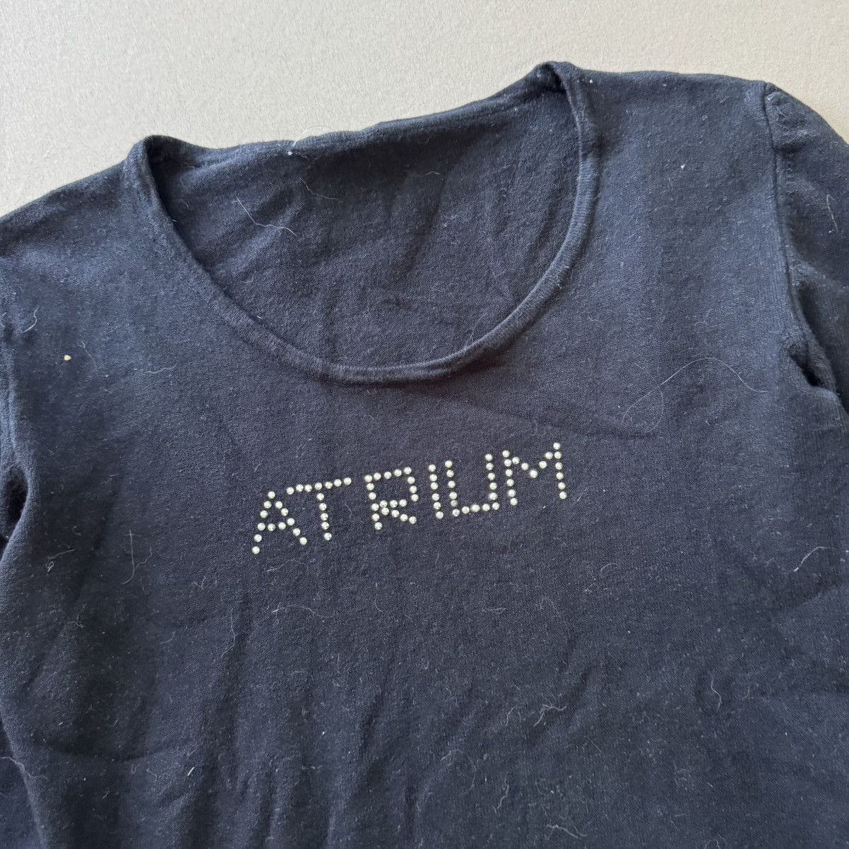 Other Vintage “Atrium” Bedazzled Knit Top Size M / US 6-8 / IT 42-44 - 3 Thumbnail