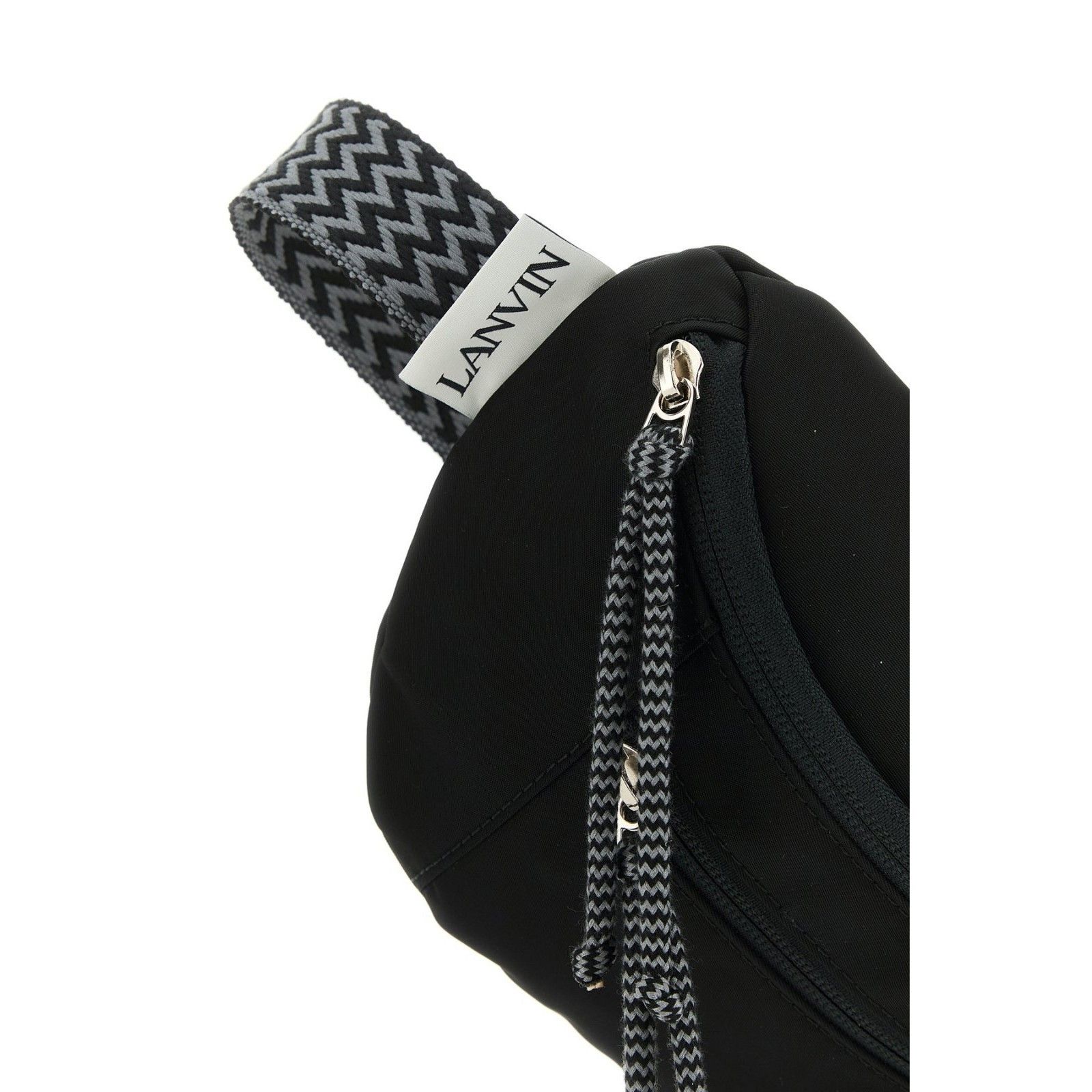 Lanvin LANVIN Curb Black Nylon Belt Bag New & Authentic Size ONE SIZE - 4 Thumbnail
