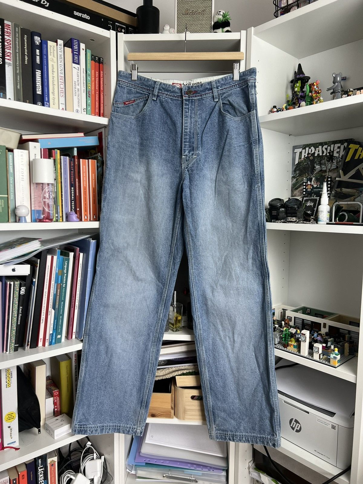 Ecko Unltd. × Vintage VIntage y2k Ecko UNLTD baggy wide leg denim carpenter pants Size US 32 / EU 48 - 2 Thumbnail