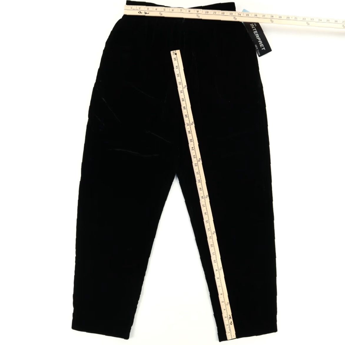 Velvet VTG Ms. Interpret Velvet Rayon Sweat Pants Black Women's 12 Size 34" / US 12 / IT 48 - 3 Thumbnail