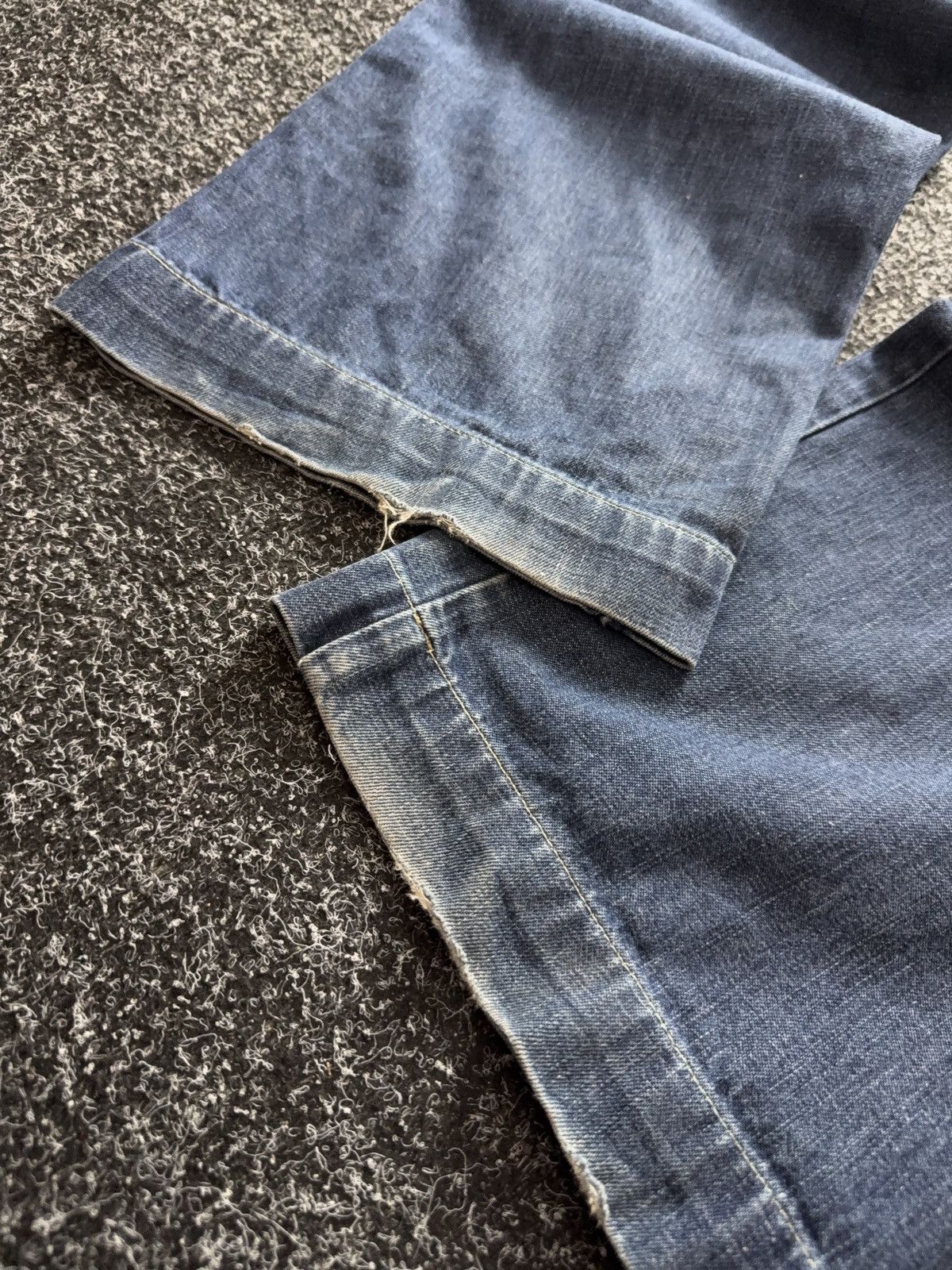 Japanese Brand Y2K 00s Pepe Jeans SK8 Straight Denim Blue 90s Vintage Style Size US 32 / EU 48 - 17 Thumbnail